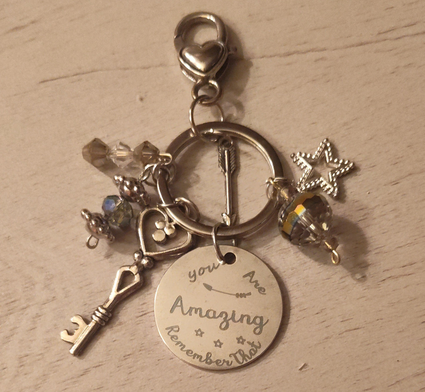 Handmade Inspirational Keychain- CLEARANCE