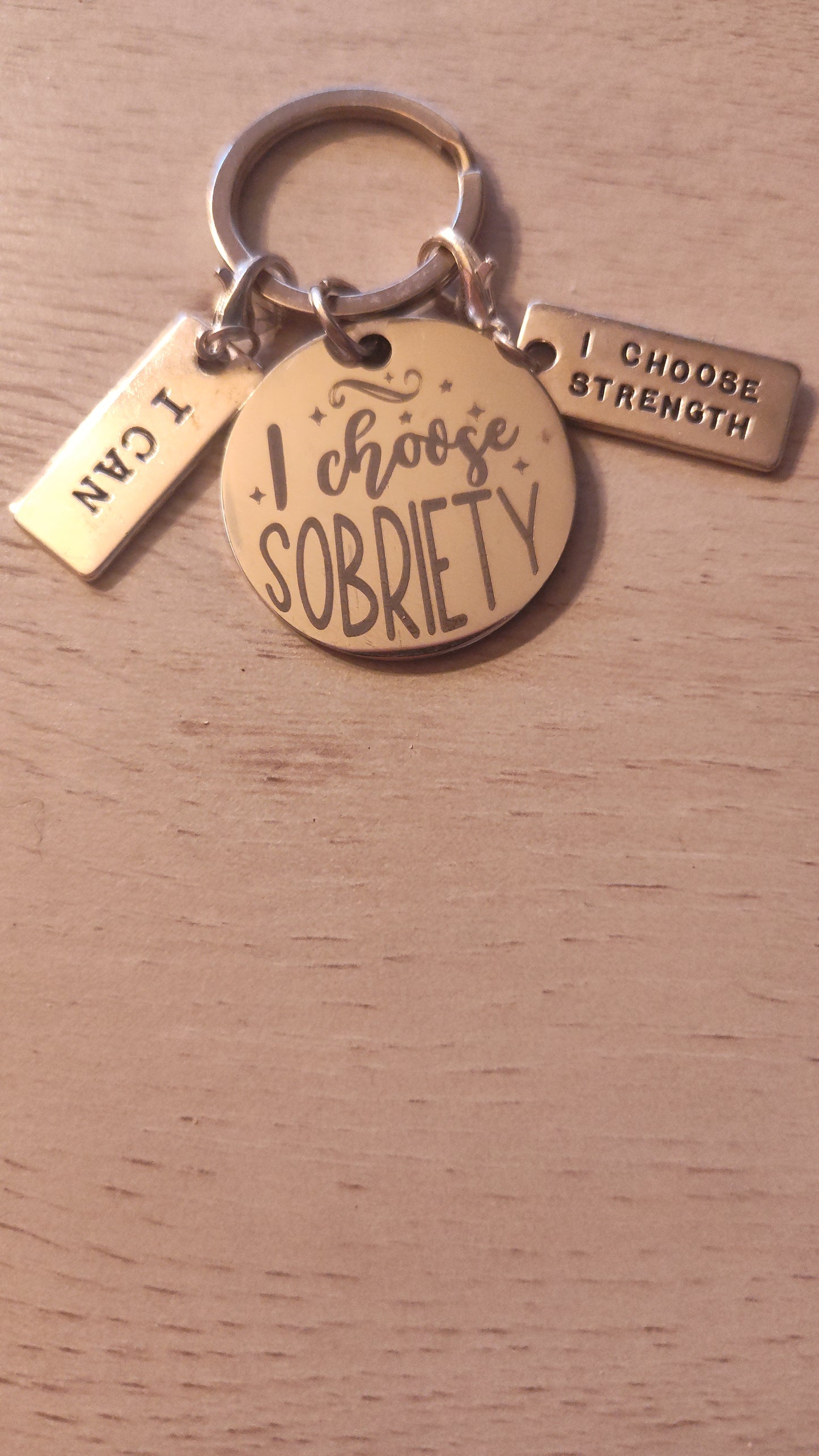 Small Inspirational keychain- CLEARANCE