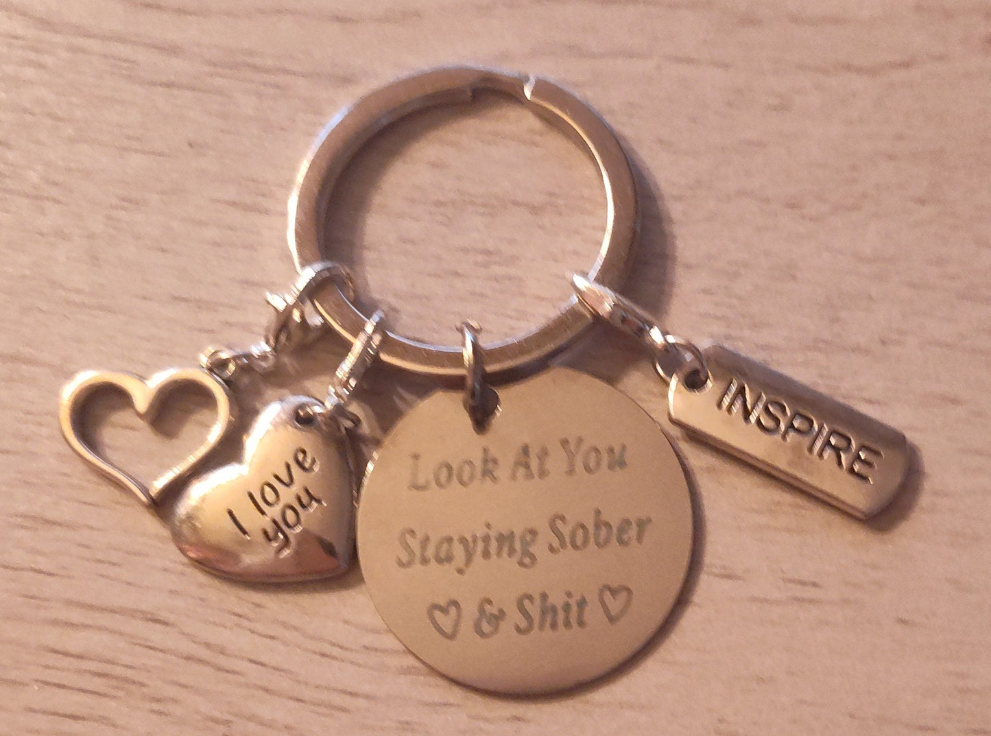 Small Inspirational Keychain- CLEARANCE