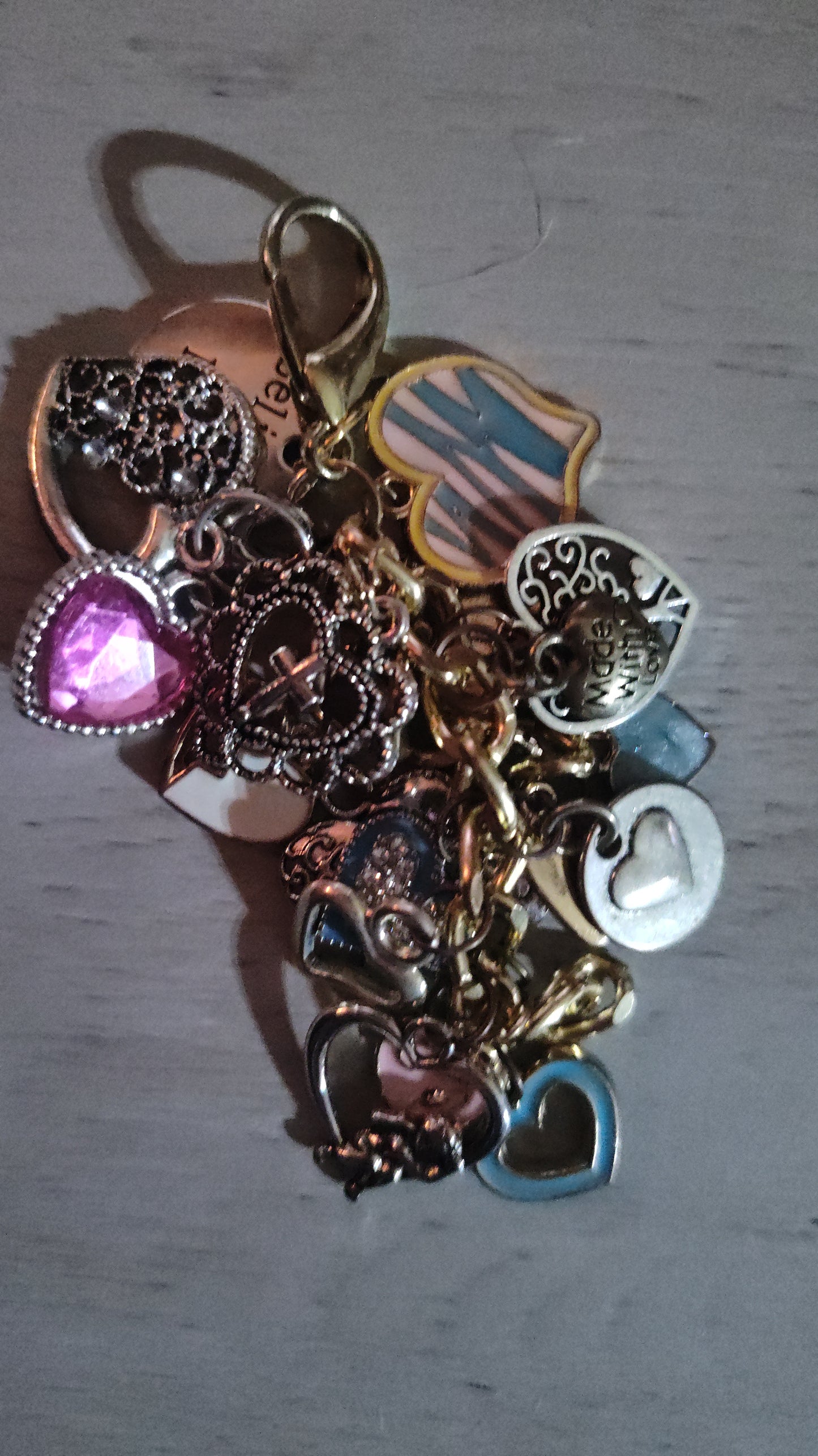 Handmade Heart Keychain- SALE