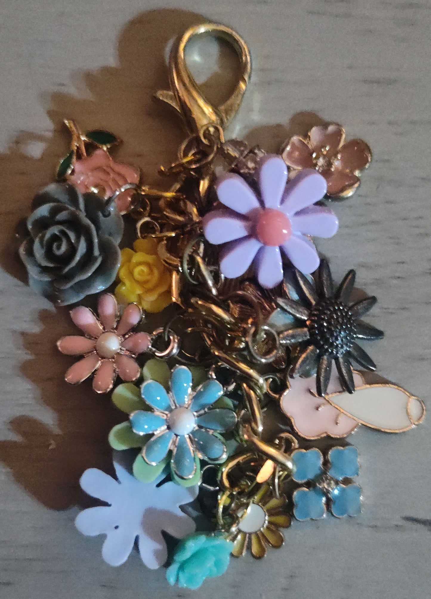 Handmade Flower Keychain- SALE