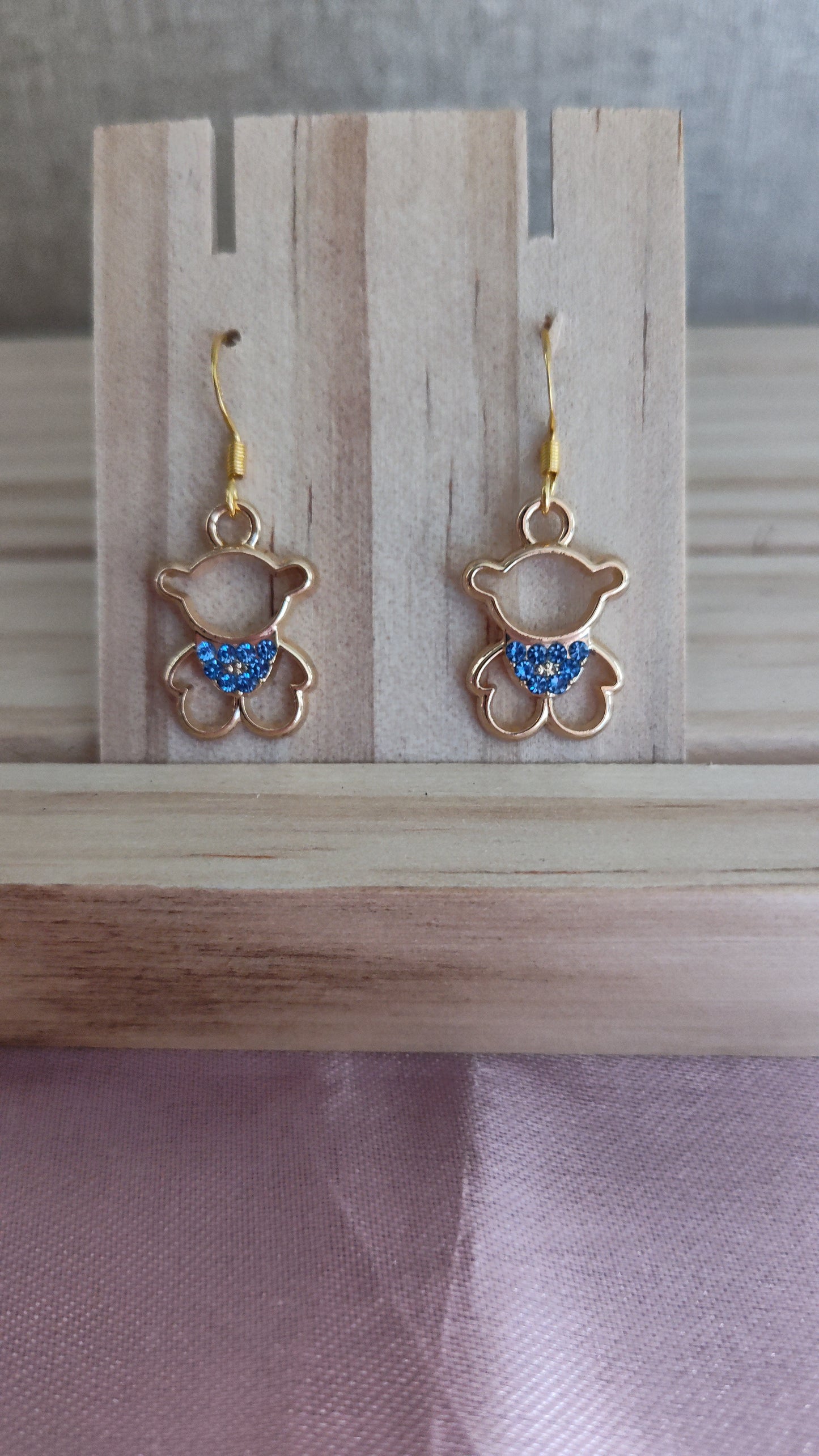 Teddy Bear Earrings- CLEARANCE- Discontinued item