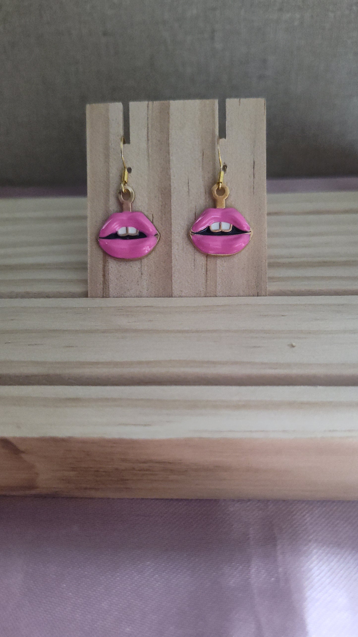 Hot Lips Earrings- CLEARANCE