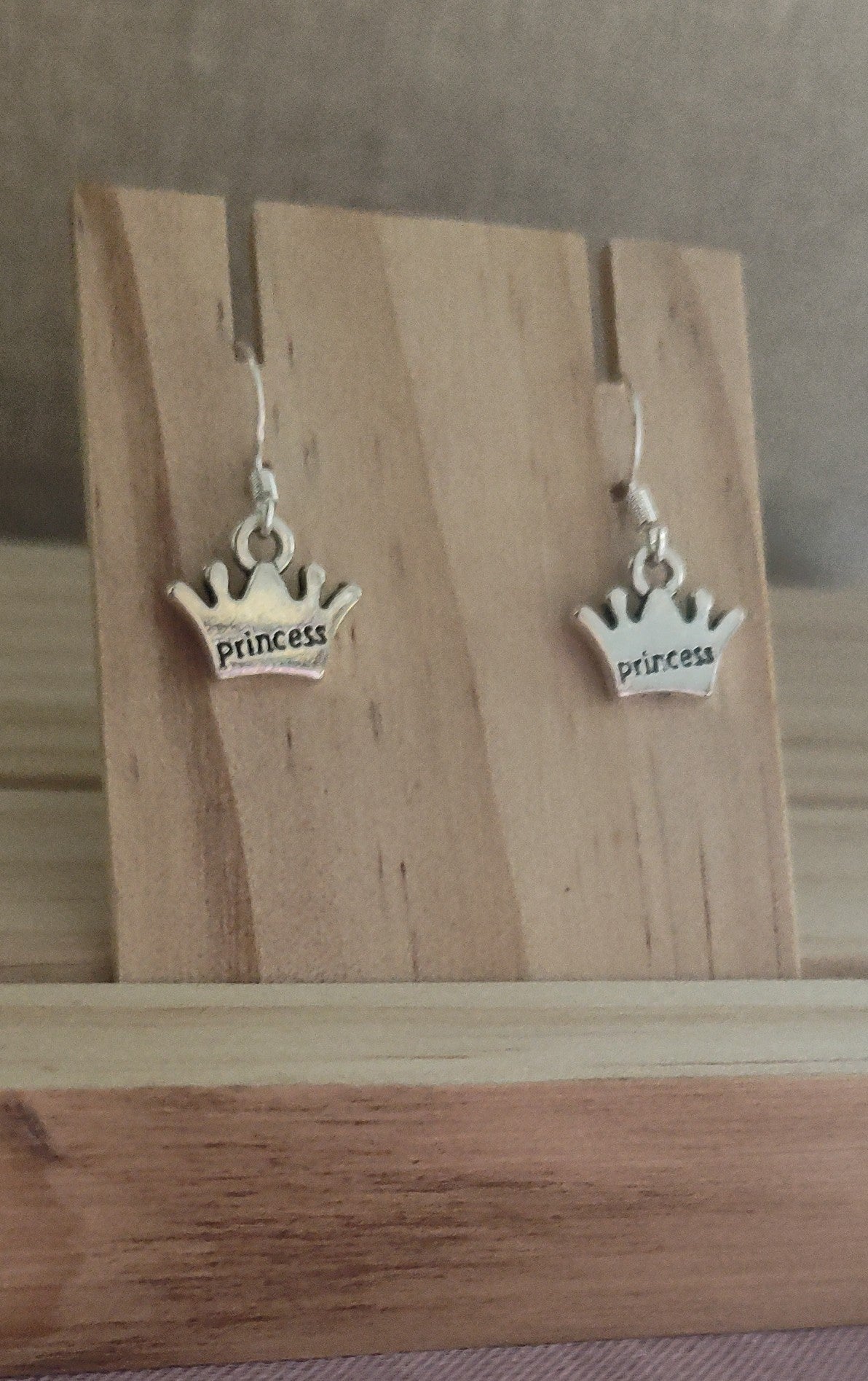 Princess Crown Earrings- CLEARANCE