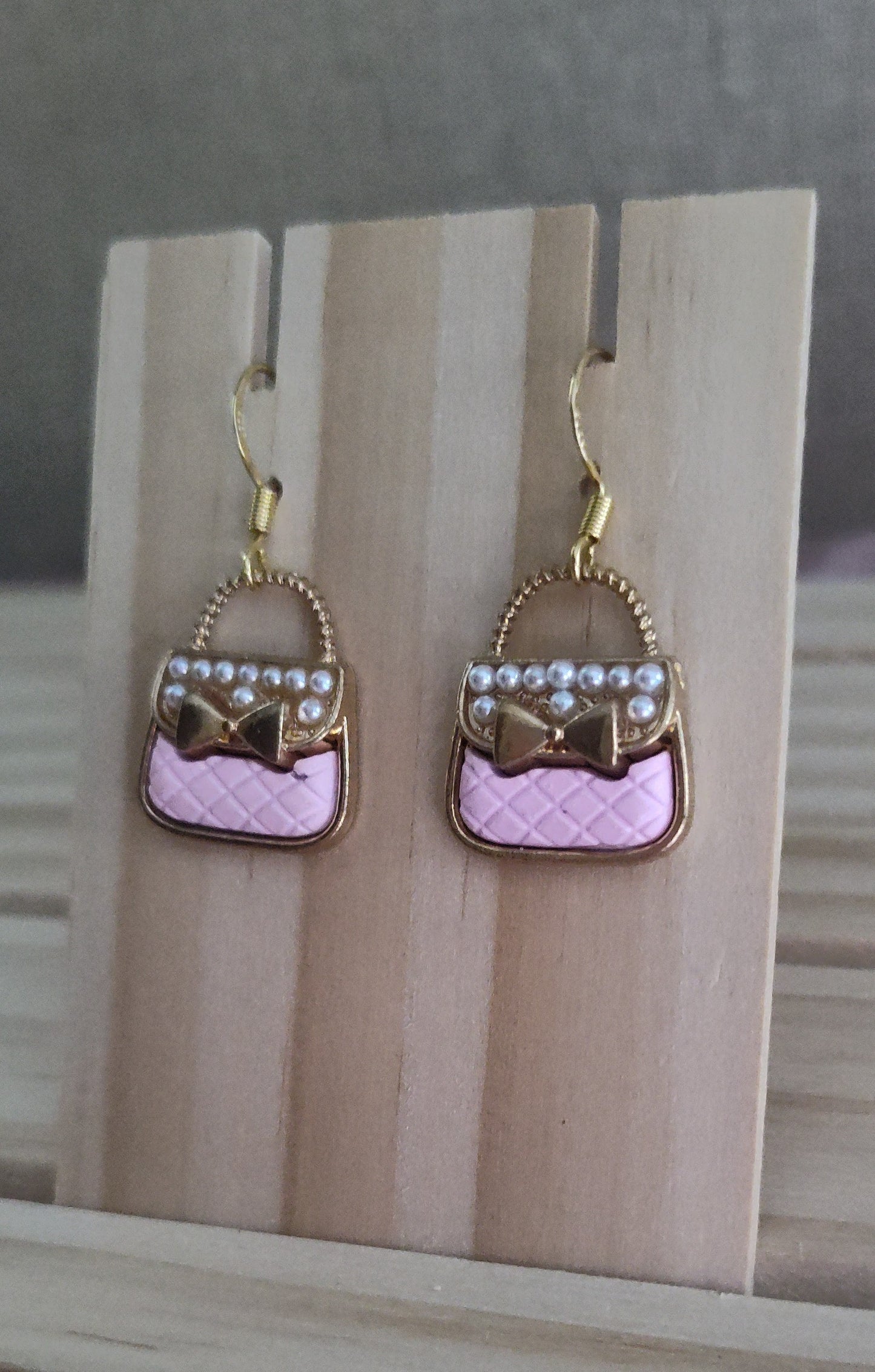 Purse Earrings- CLEARANCE