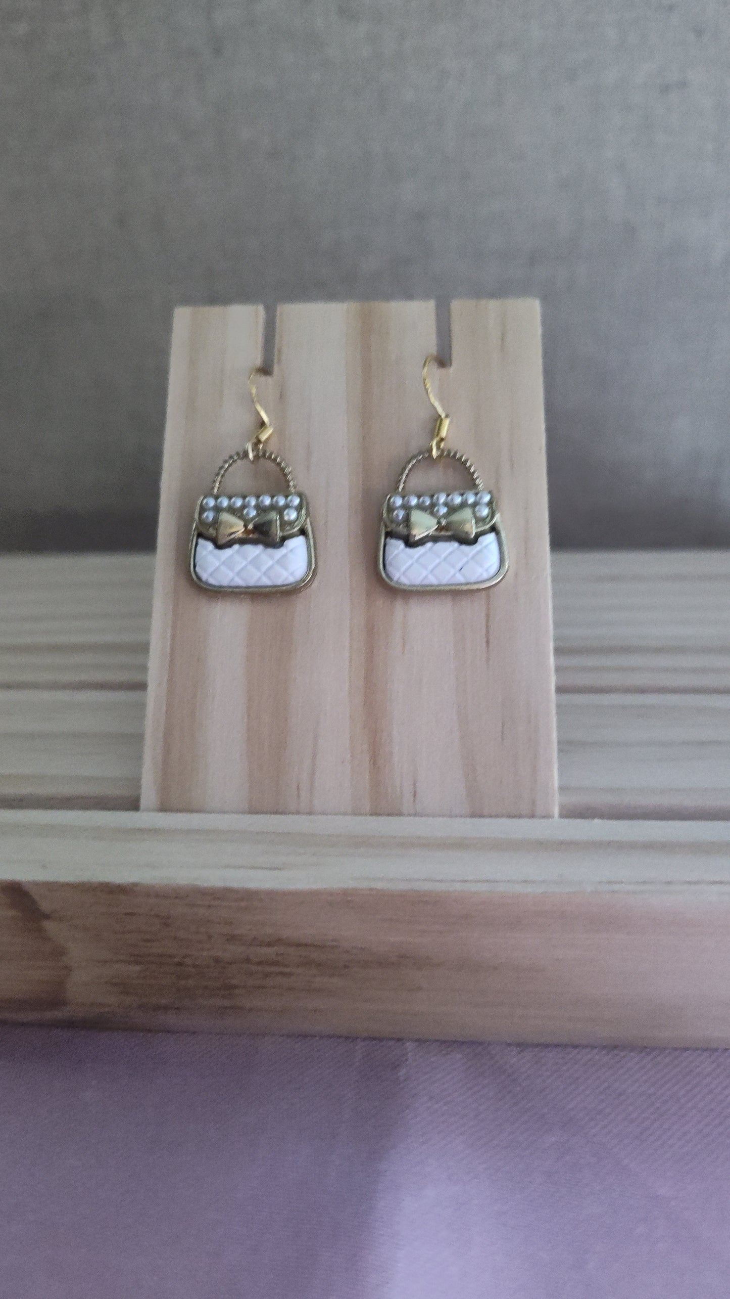 Purse Earrings- CLEARANCE