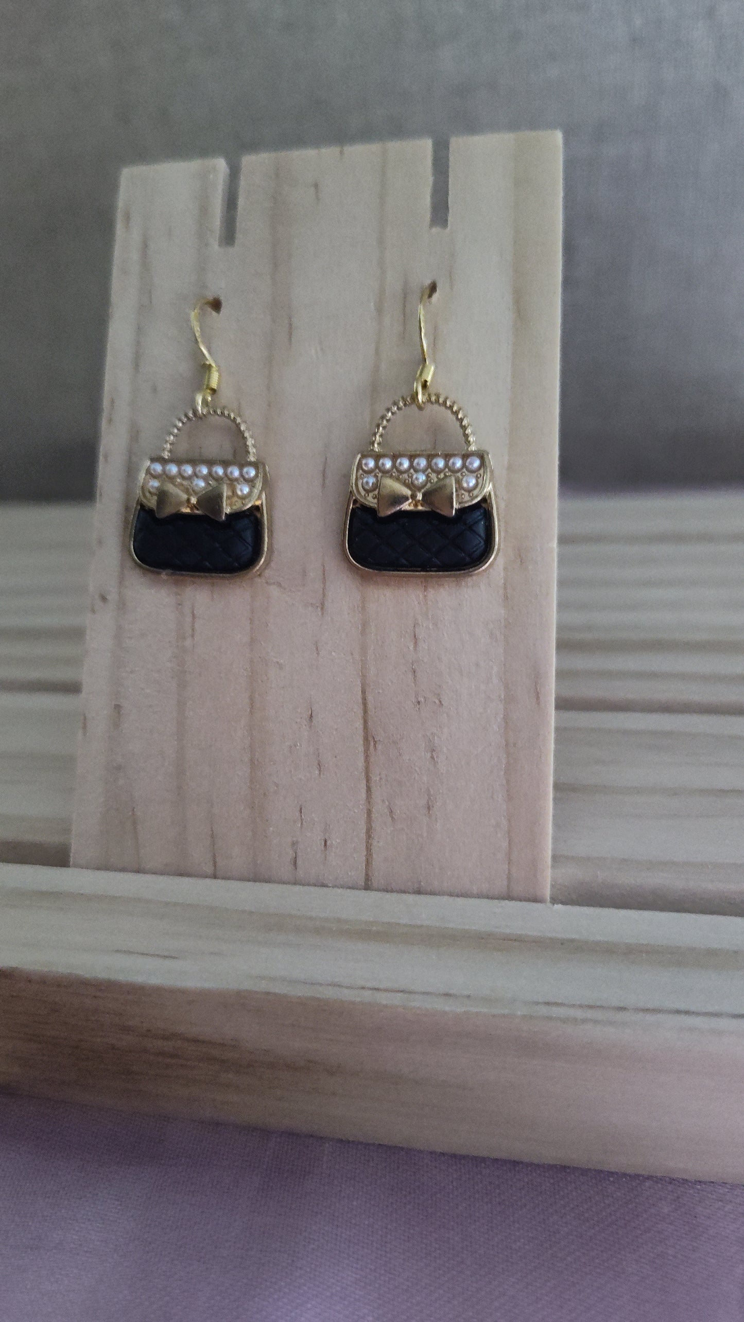 Purse Earrings- CLEARANCE