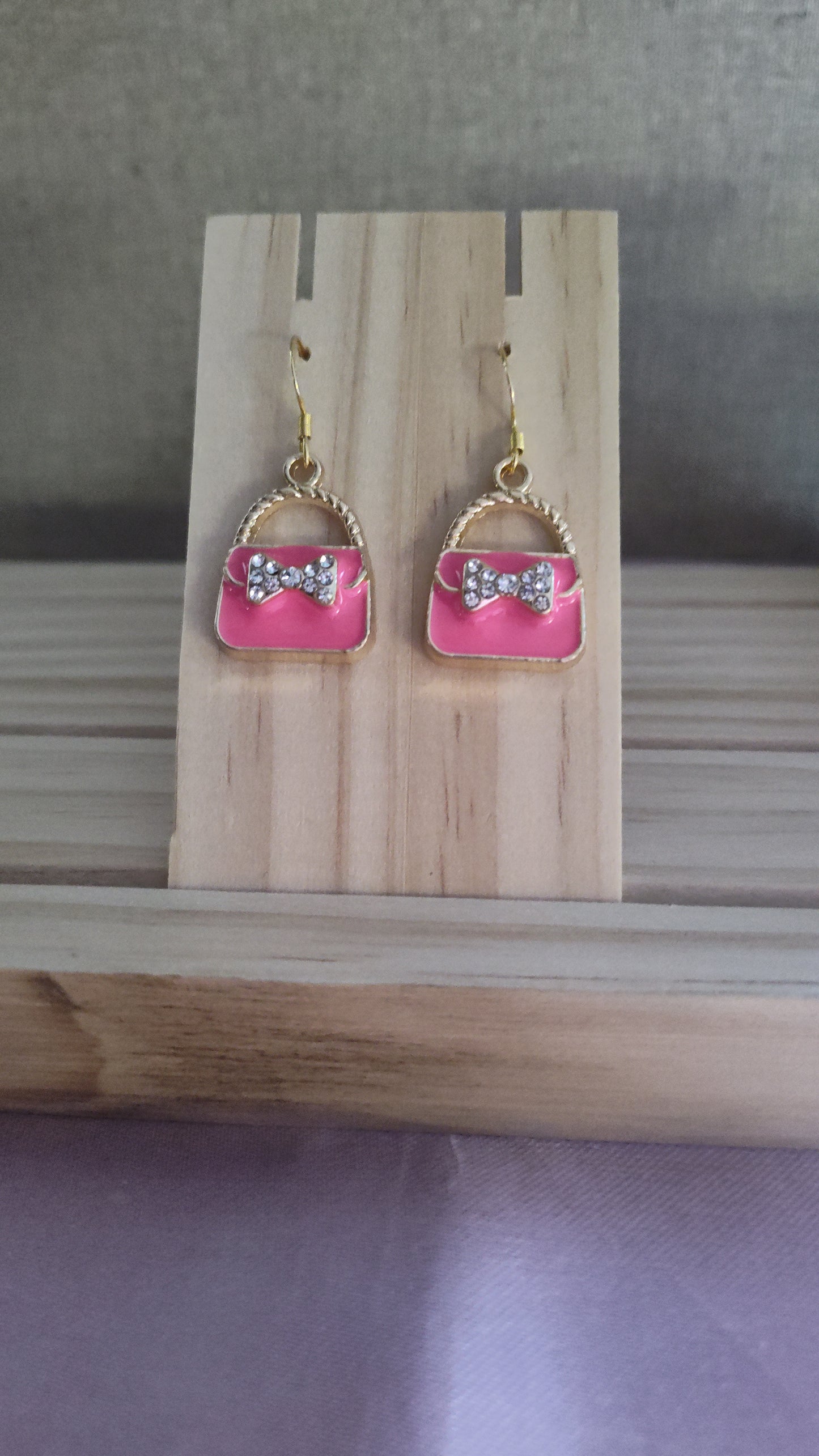 Purse Earrings- CLEARANCE