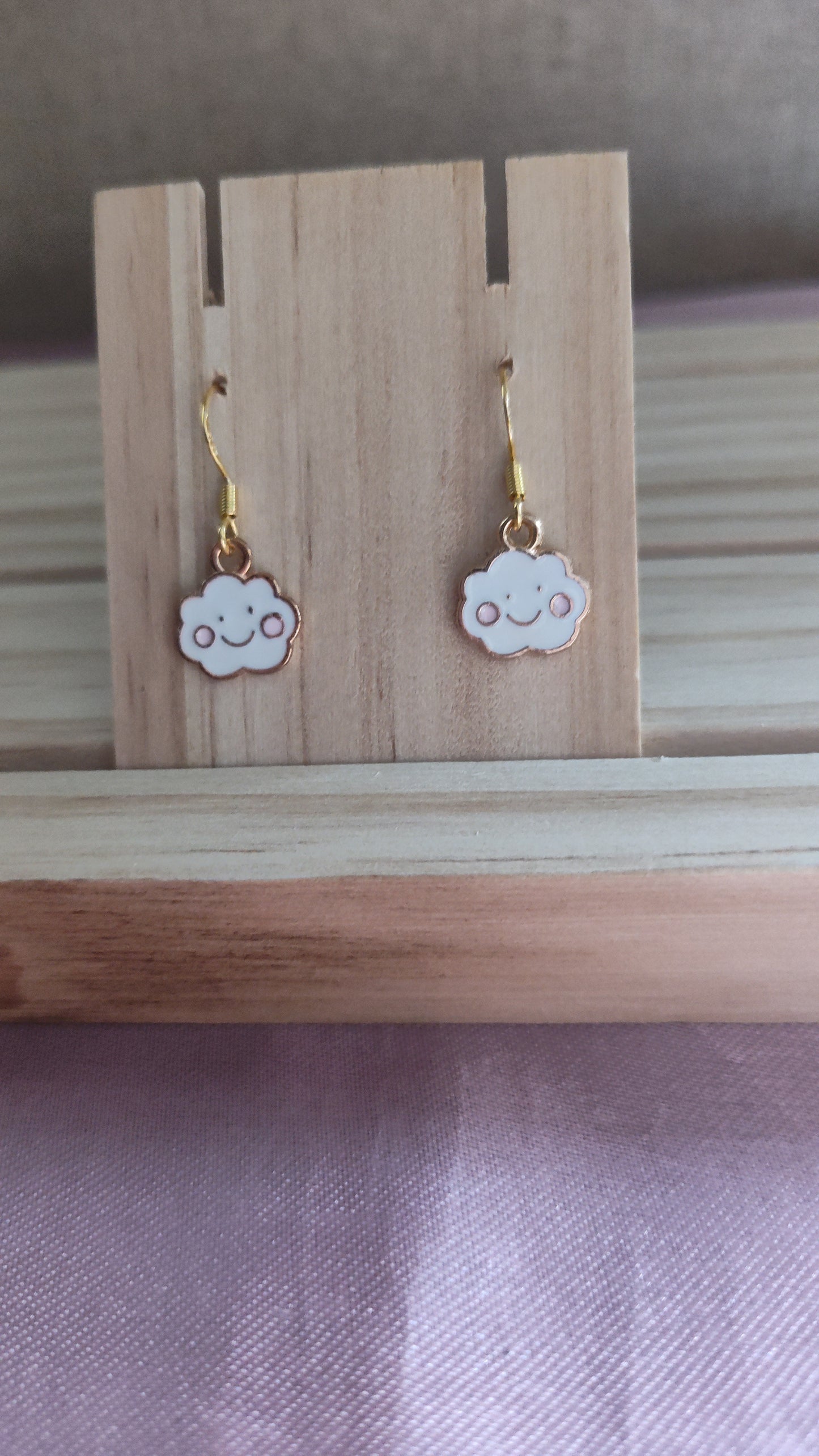 Mini Cloud Earrings- CLEARANCE- Discontinued item