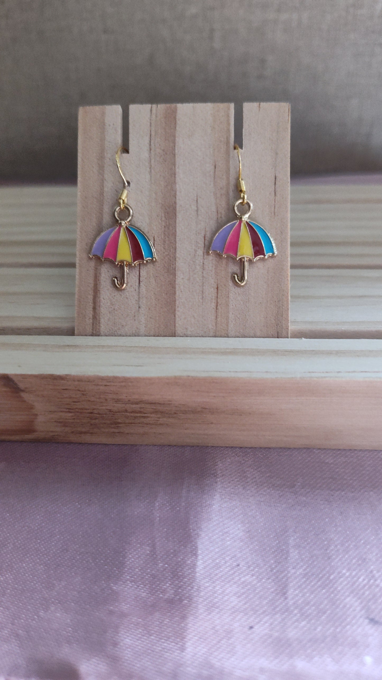 Cute Umbrella Earrings- CLEARANCE- Discontinued item