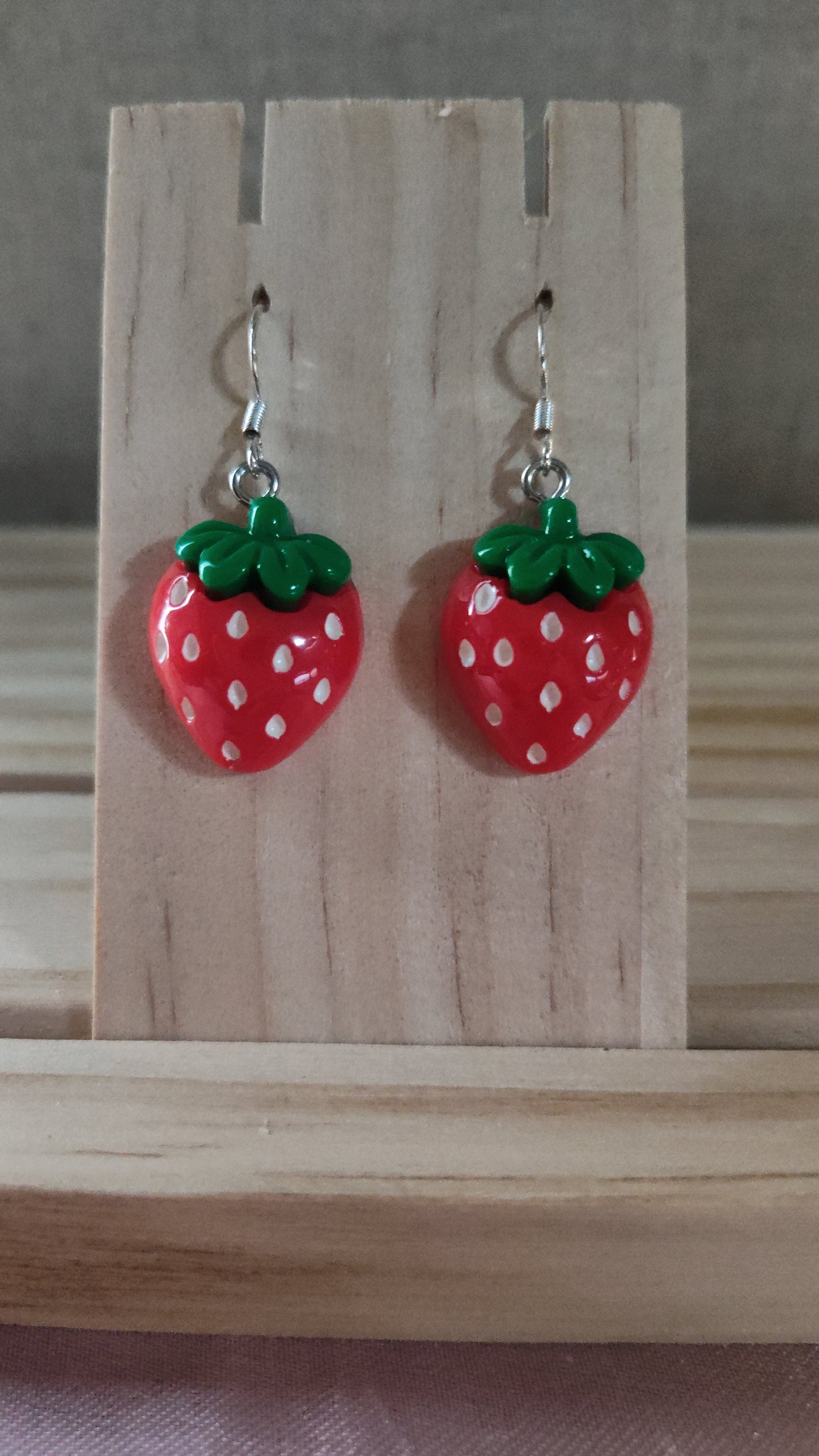 Strawberry Earrings- CLEARANCE
