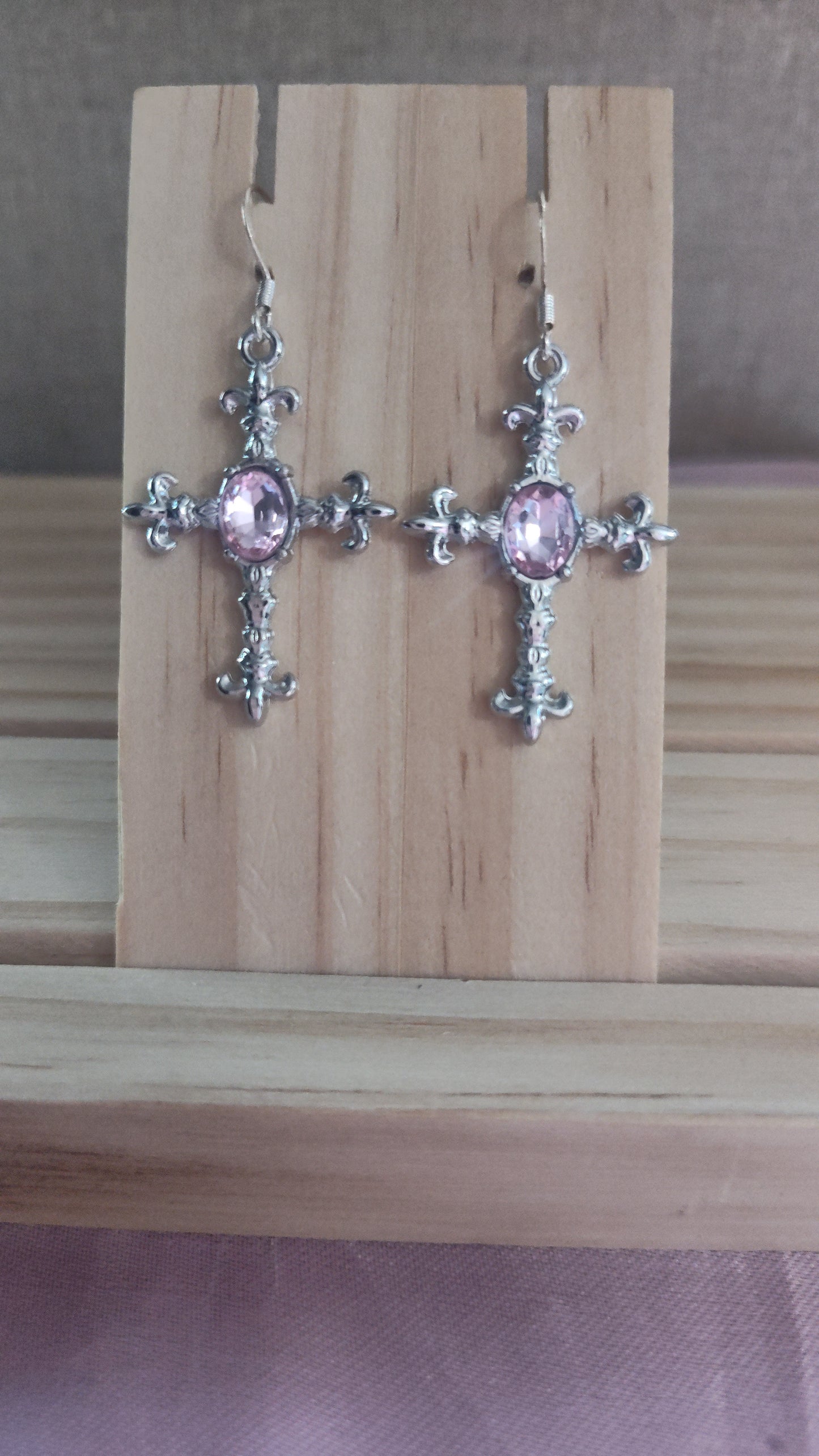 Cross Earrings- CLEARANCE- Discontinued item
