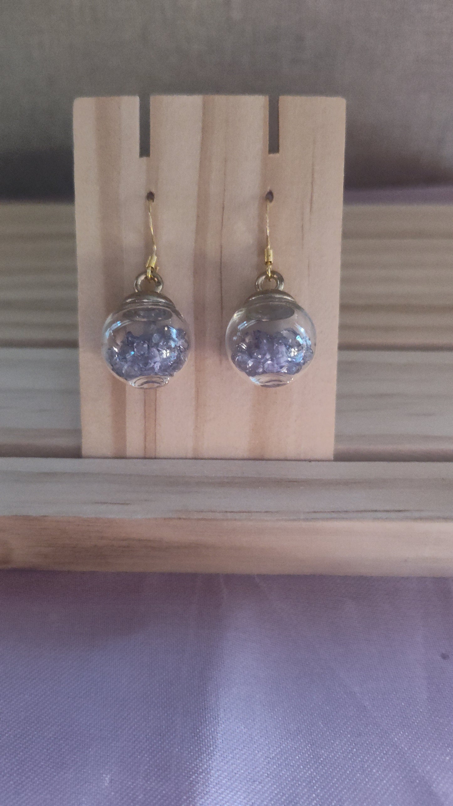 Glass Ball Earrings- CLEARANCE- Discontinued item