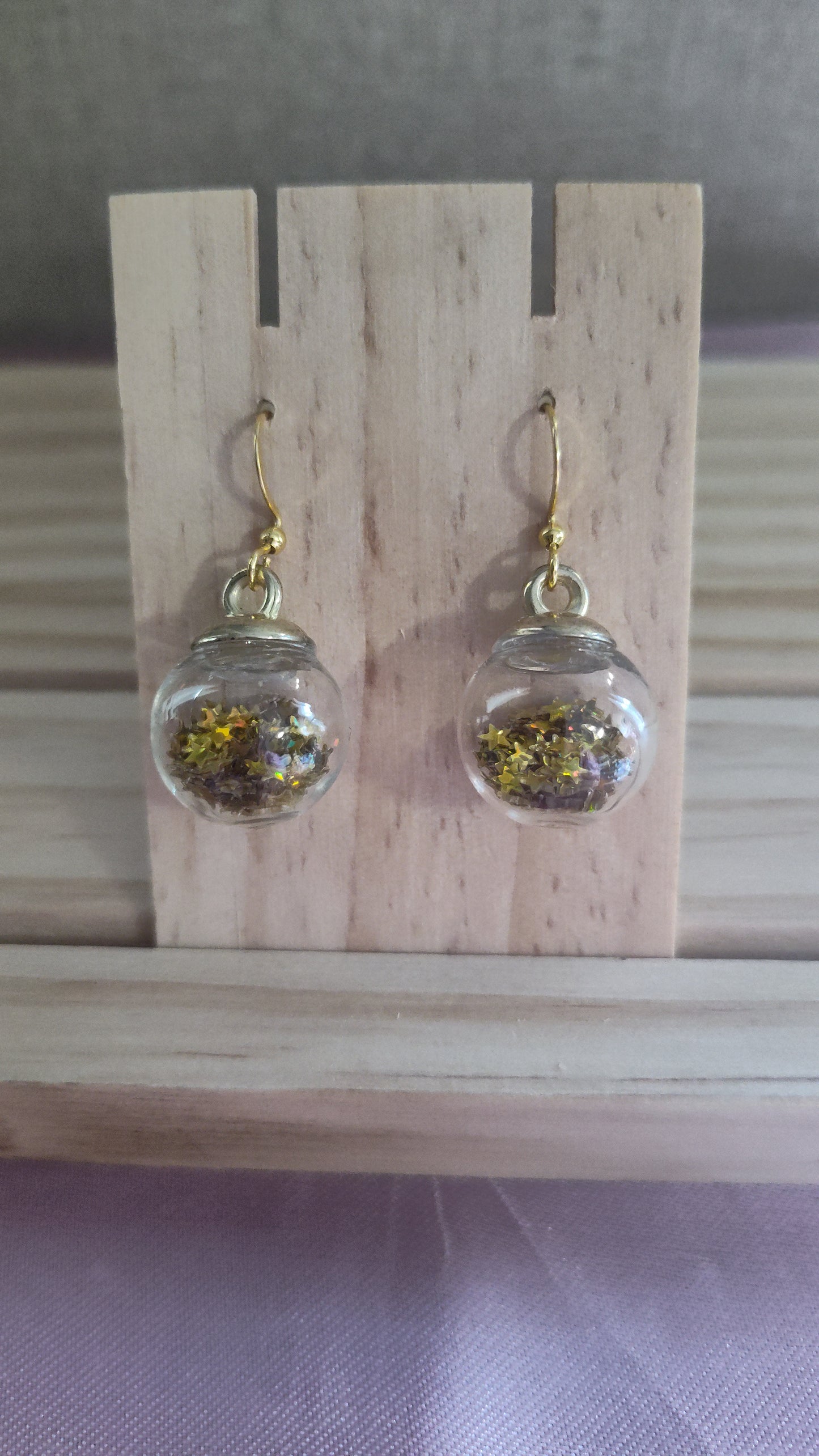 Glass Ball Earrings-CLEARANCE