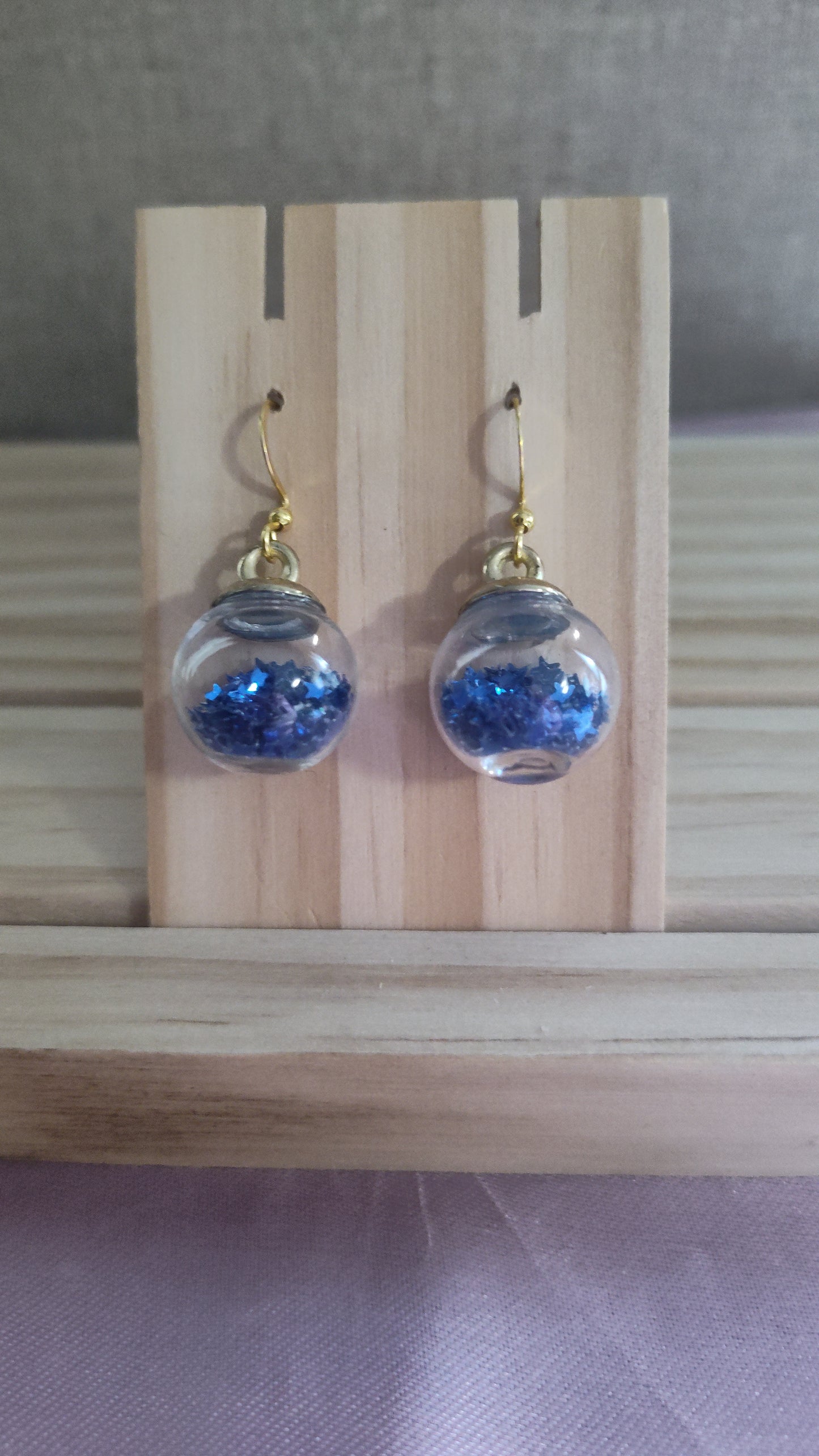 Glass Ball Earrings- CLEARANCE