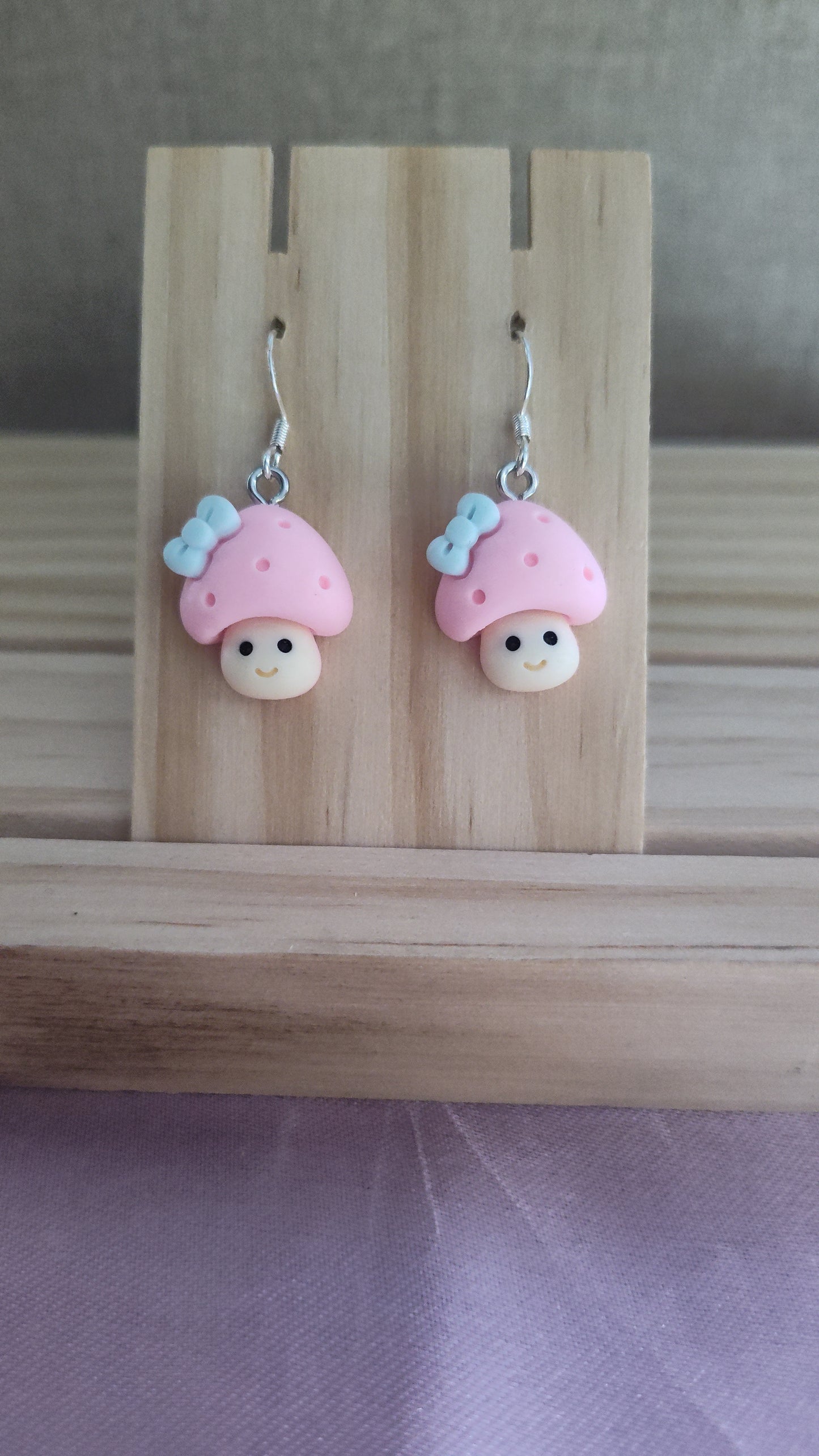 Cute Mushroom Earrings- CLEARANCE