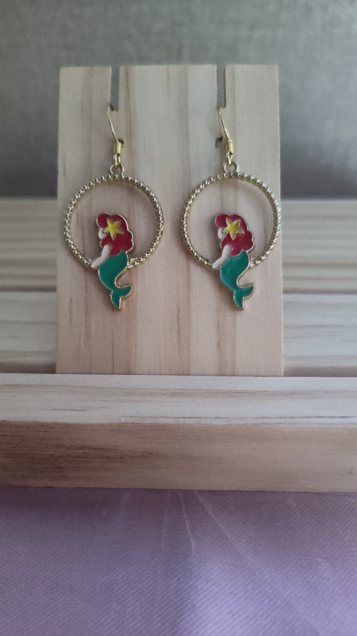 Little Mermaid Earrings- CLEARANCE- Discontinued item