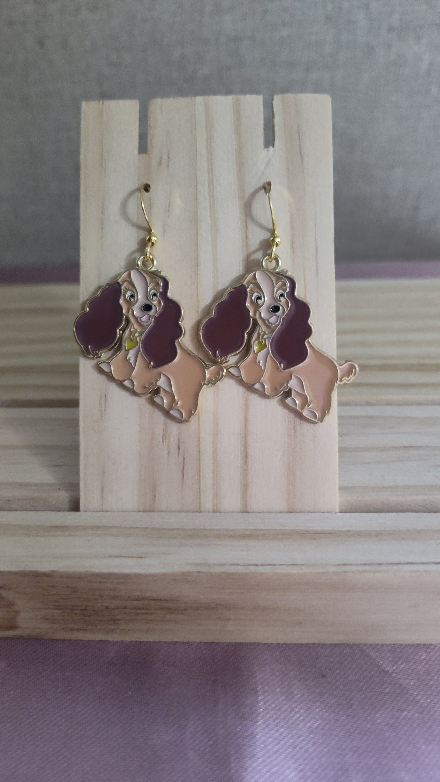 Lady & The Tramp Earrings- CLEARANCE