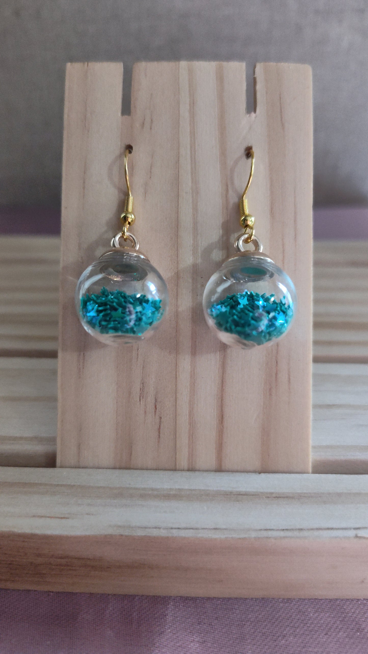 Glass Ball Earrings- CLEARANCE