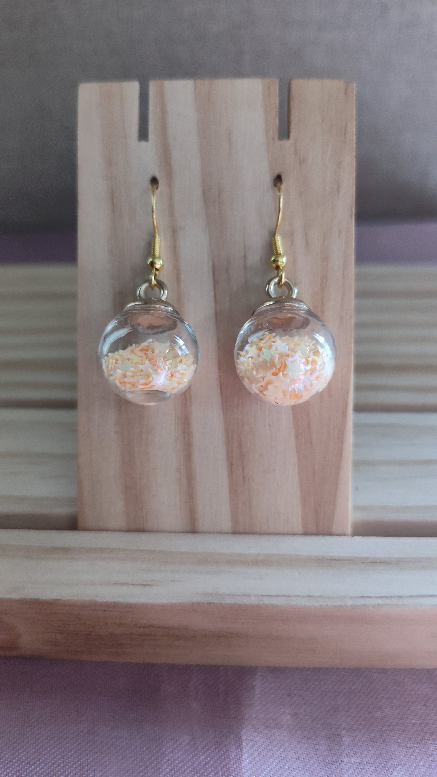 Glass Ball Earrings- CLEARANCE