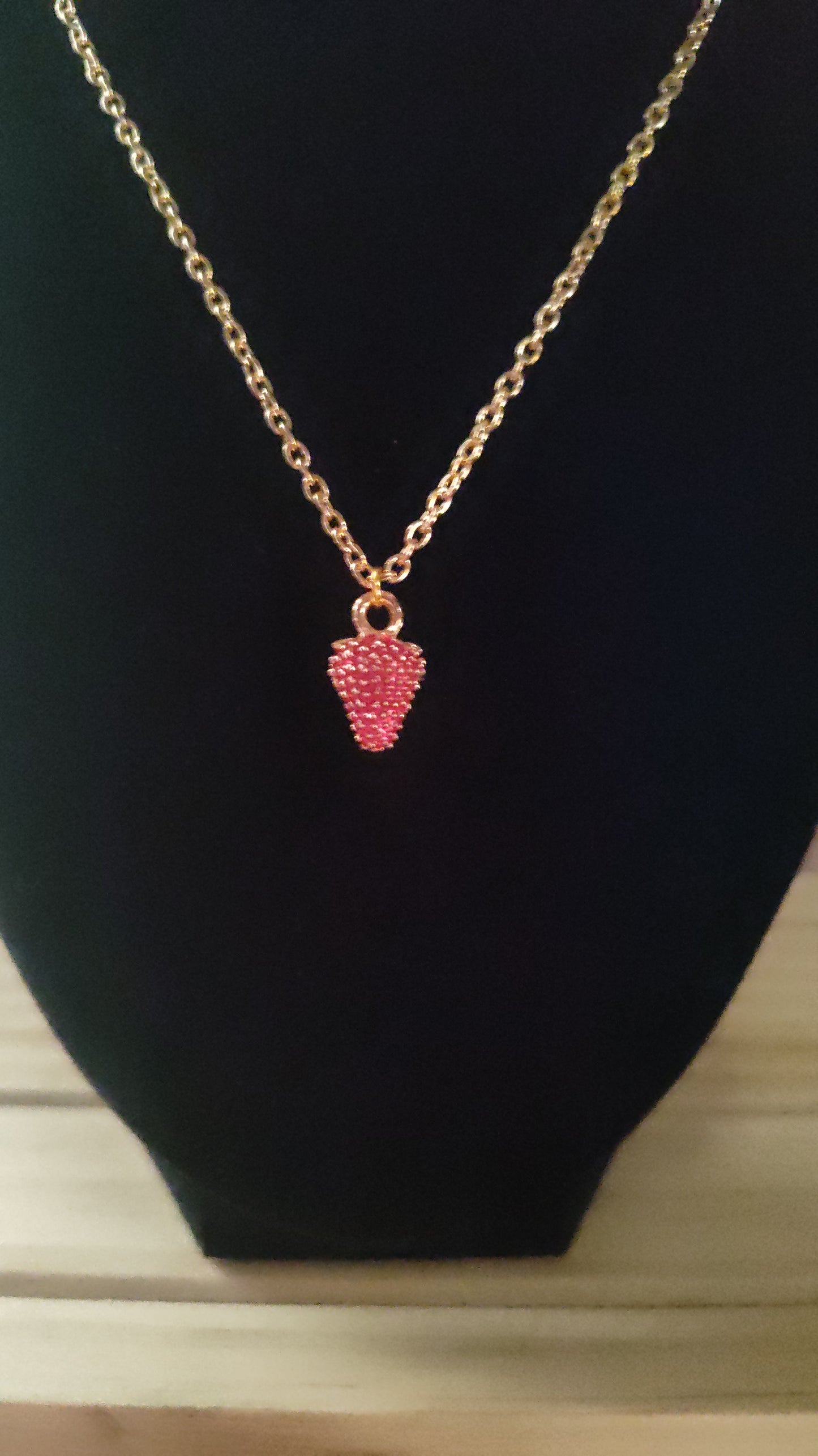Strawberry Necklace- CLEARANCE