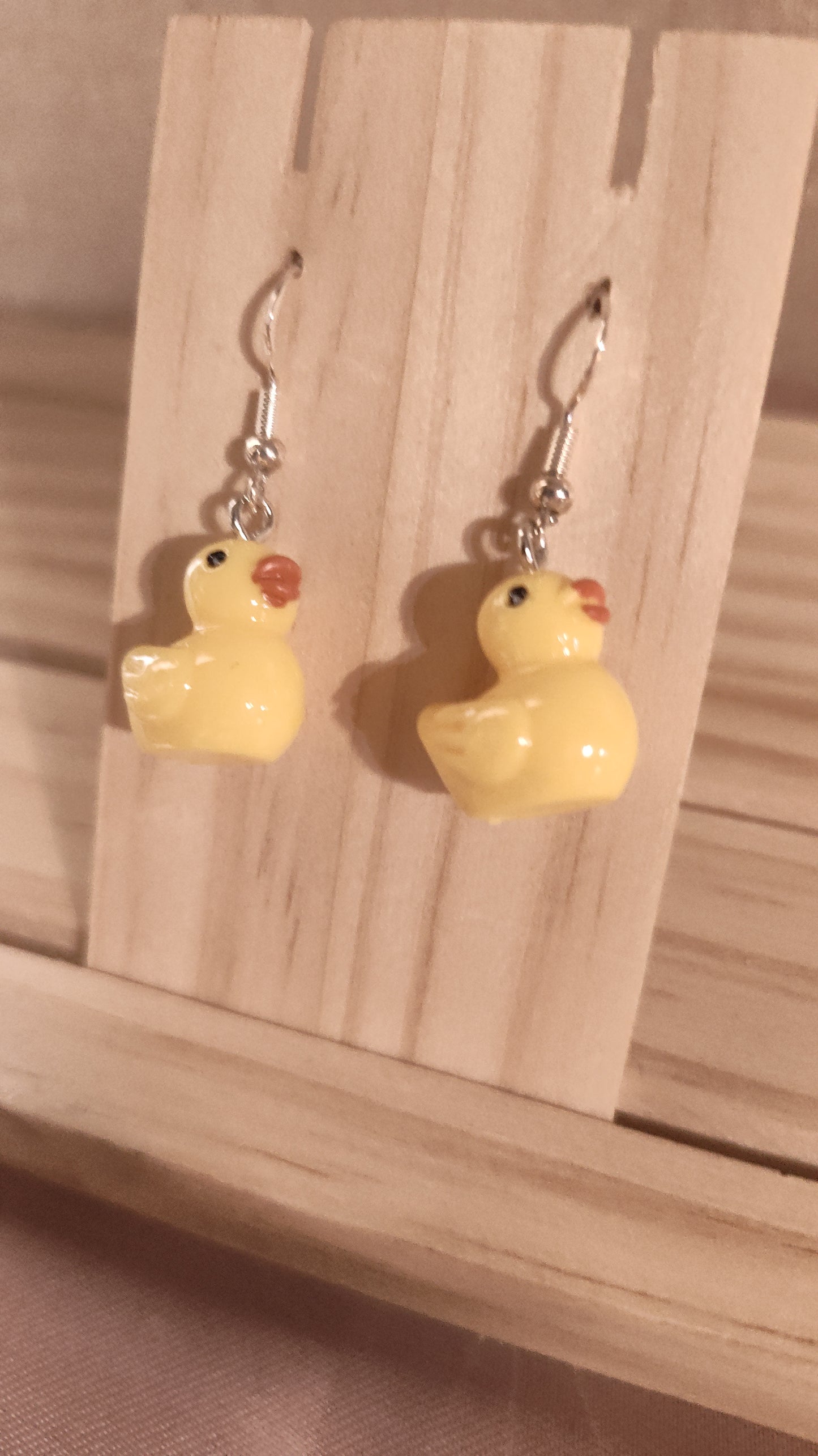 Rubber Ducky Earrings- CLEARANCE
