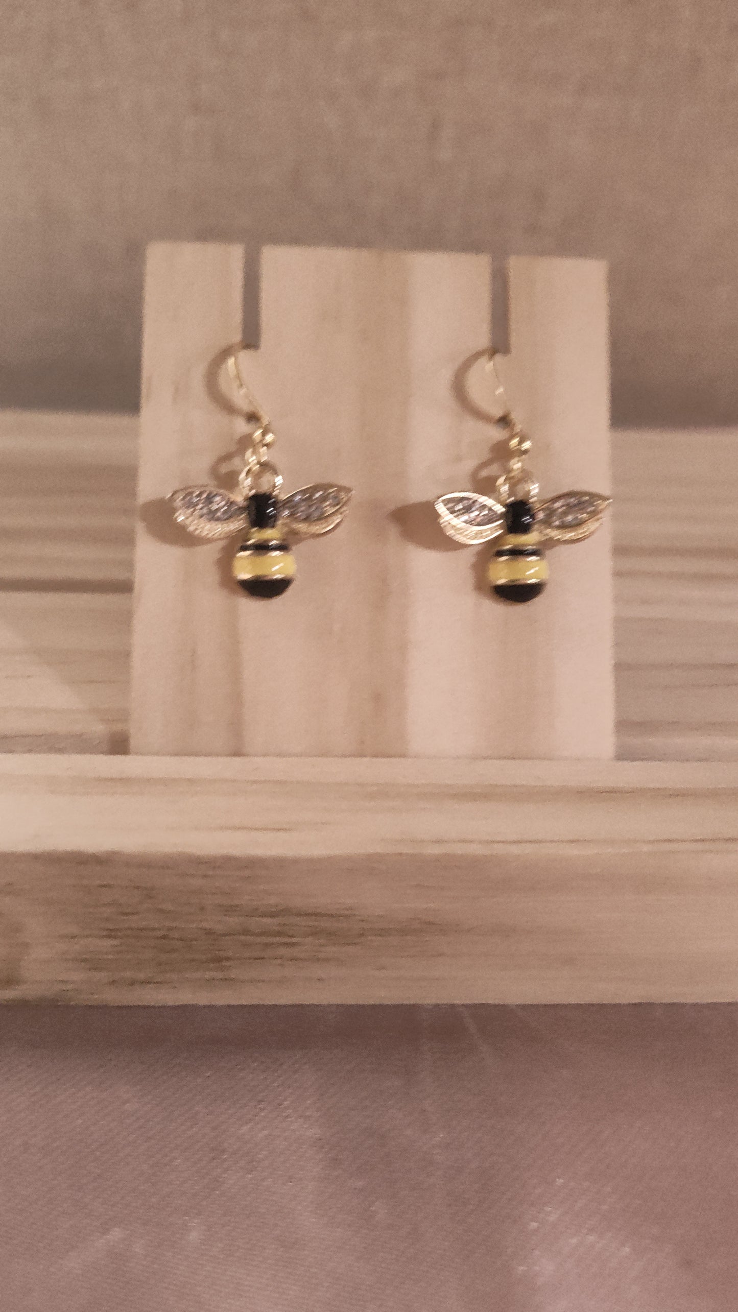 Bee Earrings- CLEARANCE