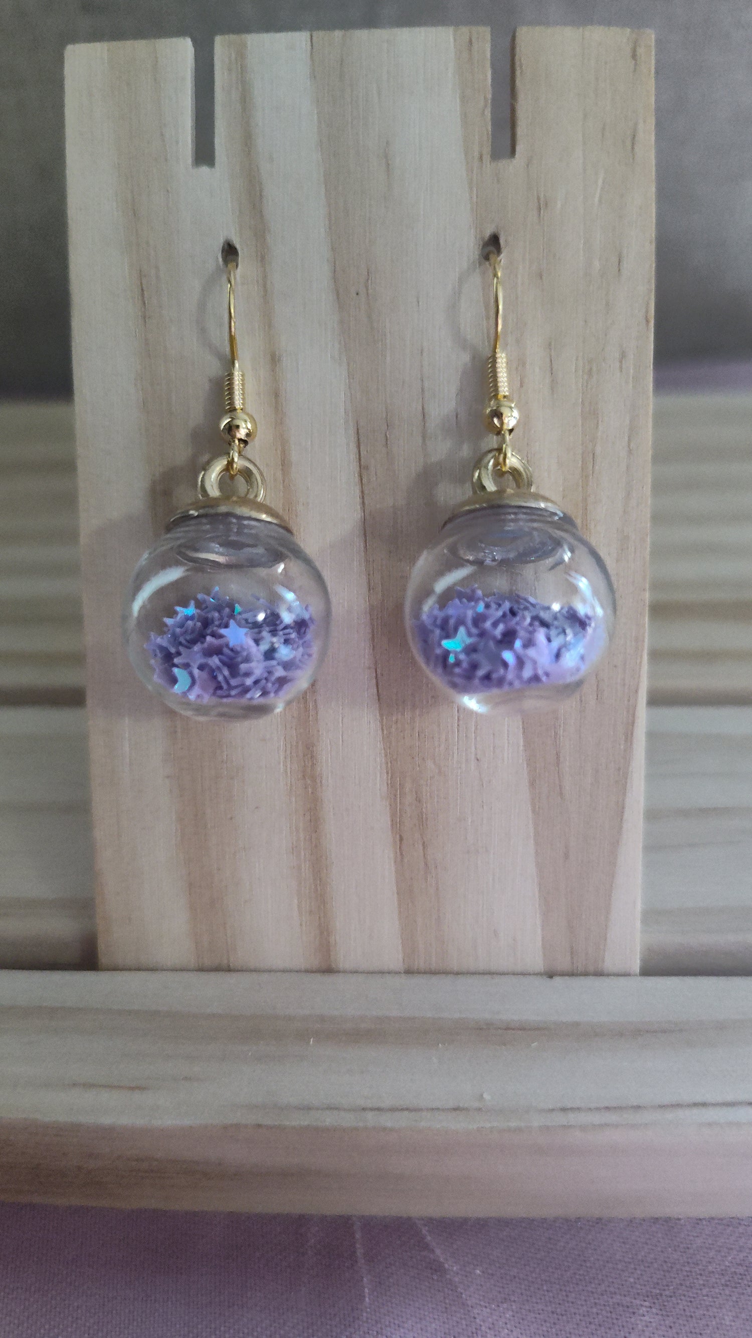 Pompoms, Pearl, & Glass Ball Earrings