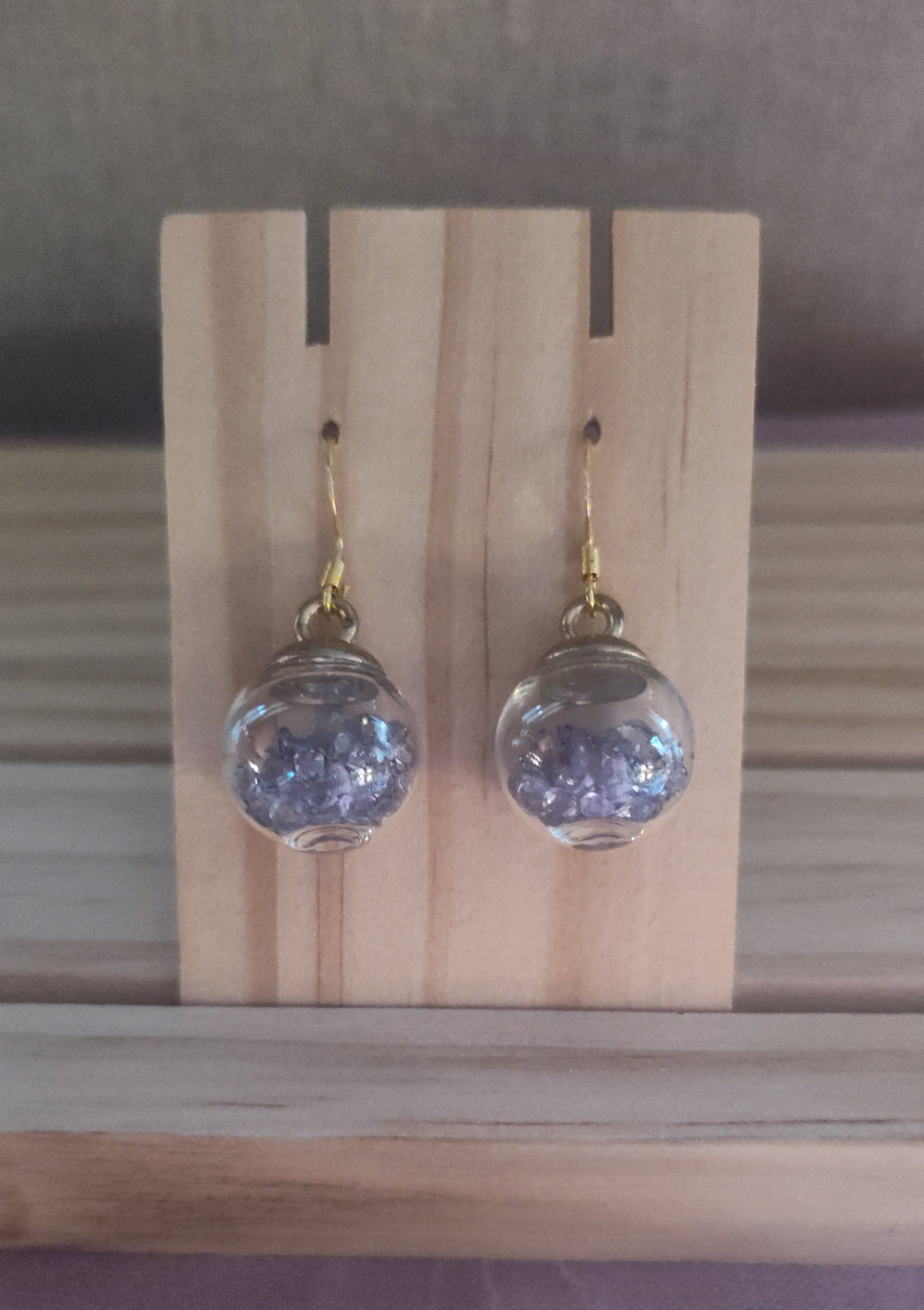 Glass Ball Earrings- CLEARANCE- Discontinued item