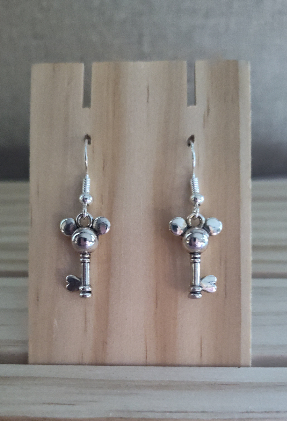 Mickey Mouse Key Earrings- CLEARANCE