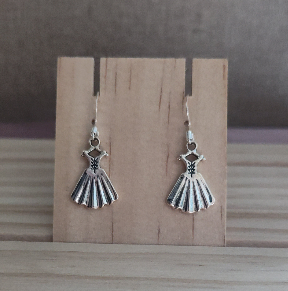 Silver Dress Earrings- CLEARANCE