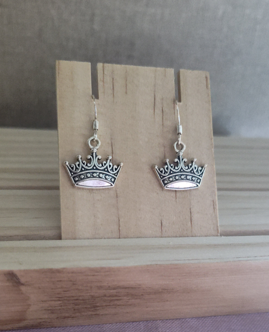 Crown Earrings- CLEARANCE