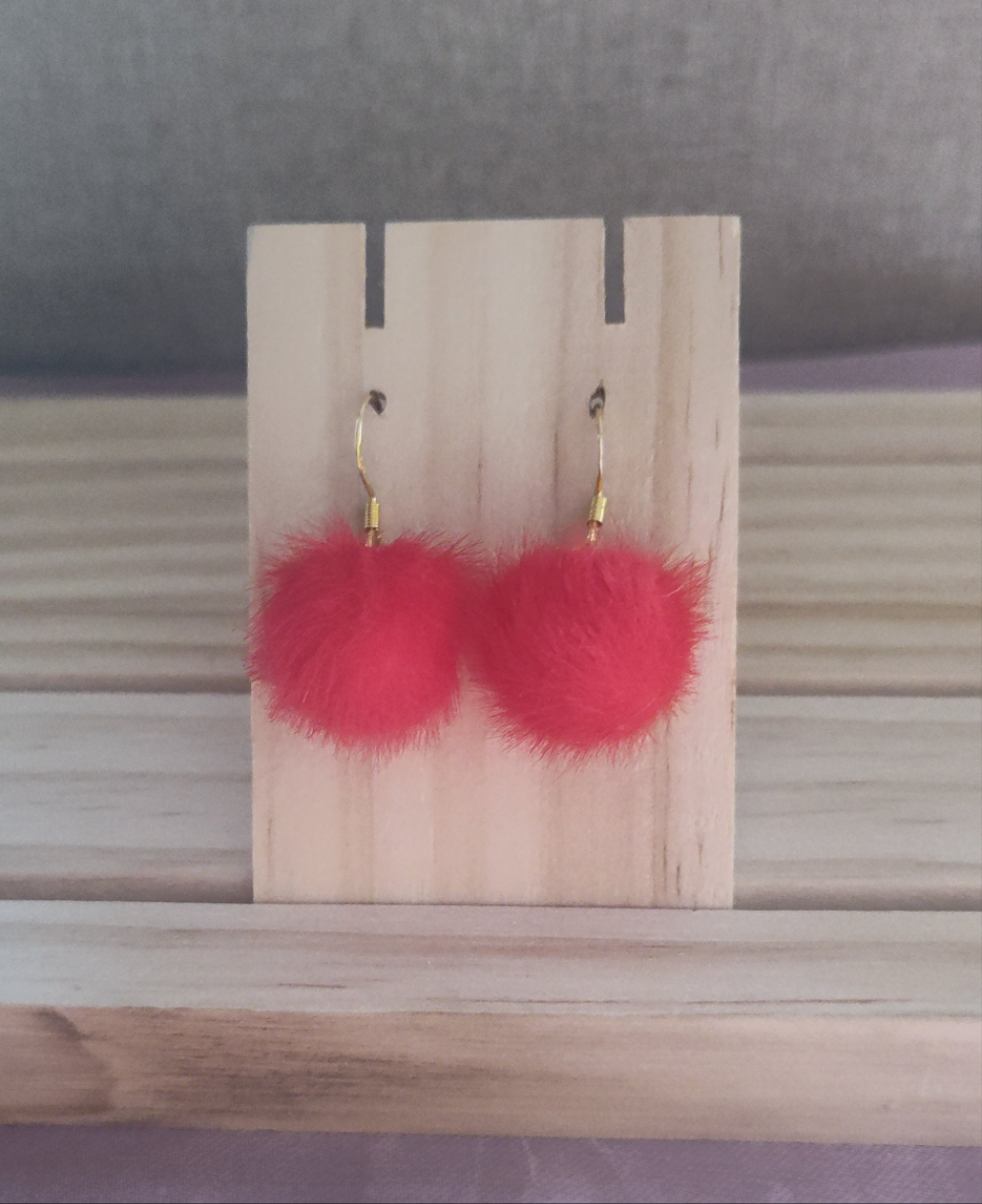 Pompom Earrings- CLEARANCE