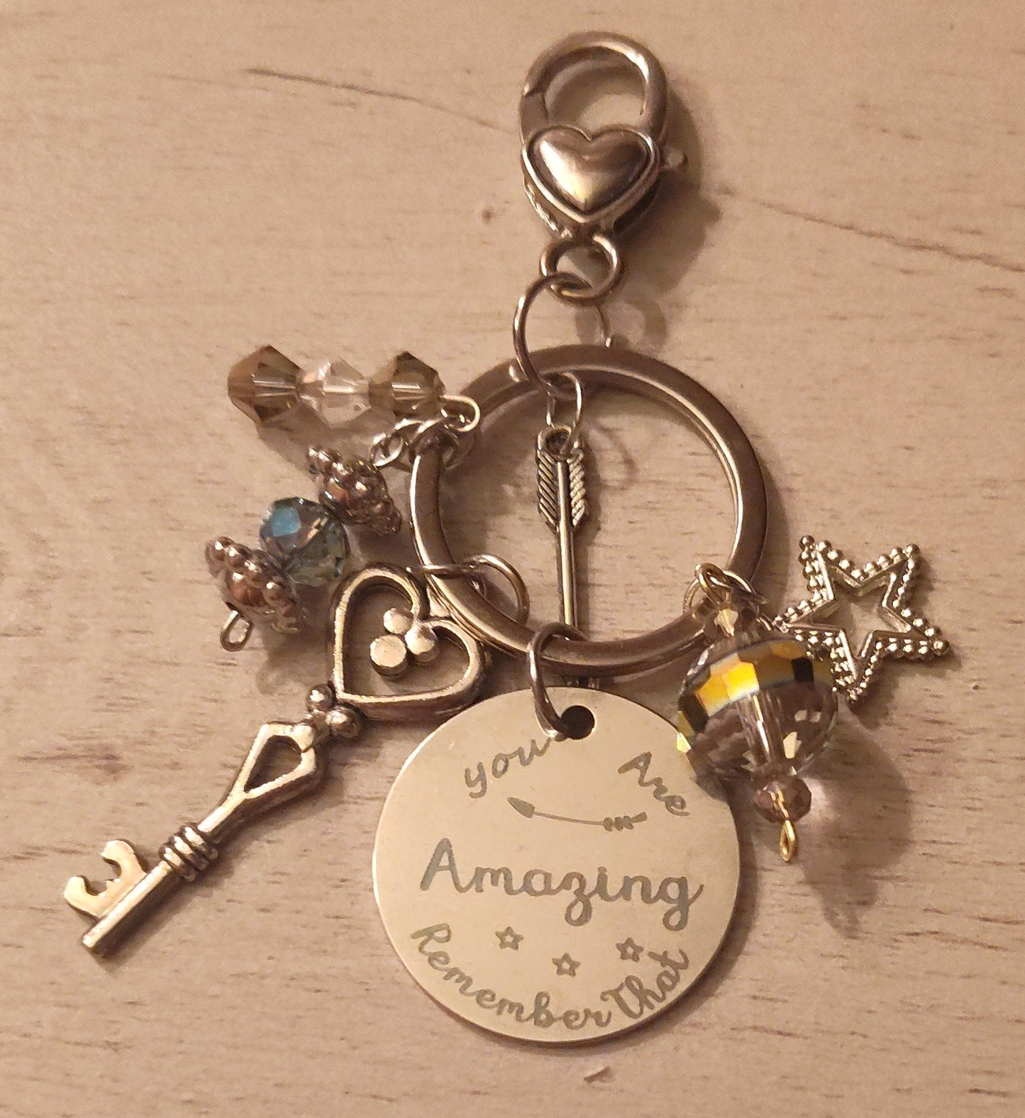Handmade Inspirational Keychain- CLEARANCE