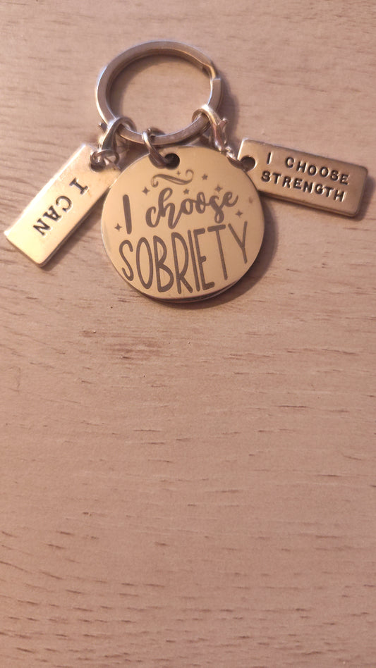 Small Inspirational keychain- CLEARANCE