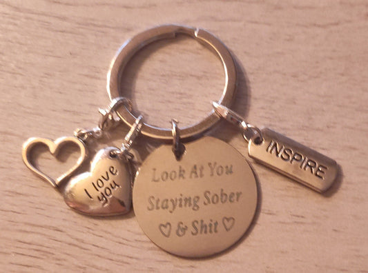 Inspirational Keychain- CLEARANCE