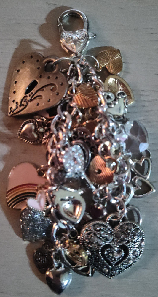 Handmade Heart Keychain- SALE