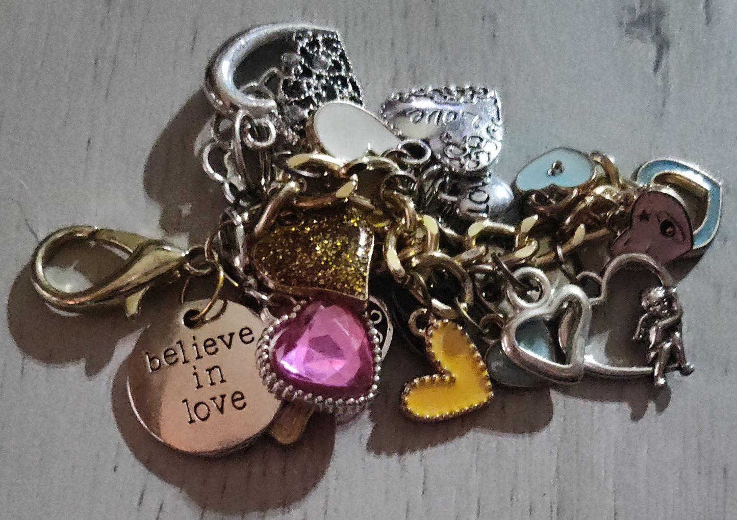 Handmade Heart Keychain- SALE