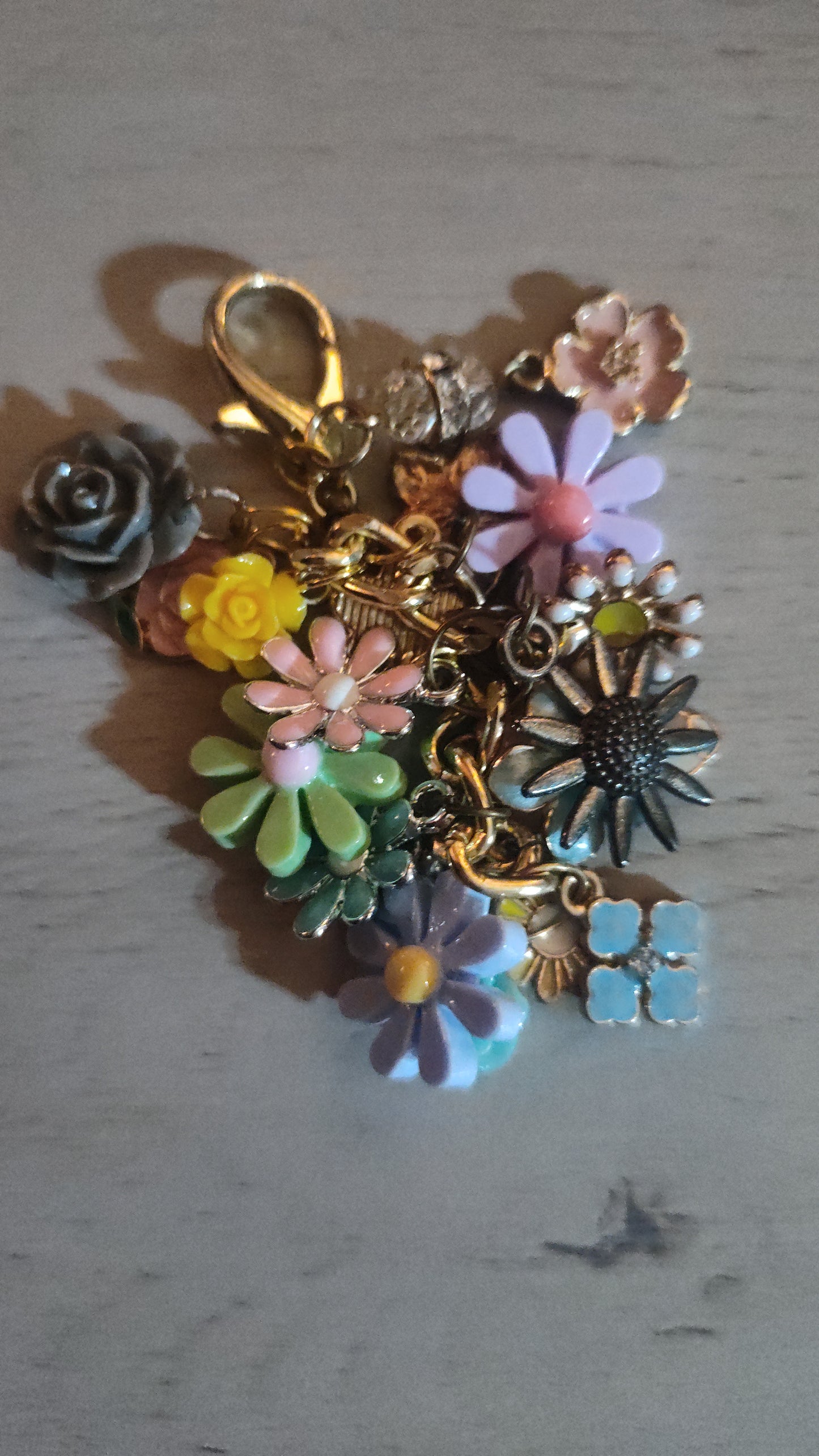 Handmade Flower Keychain- SALE