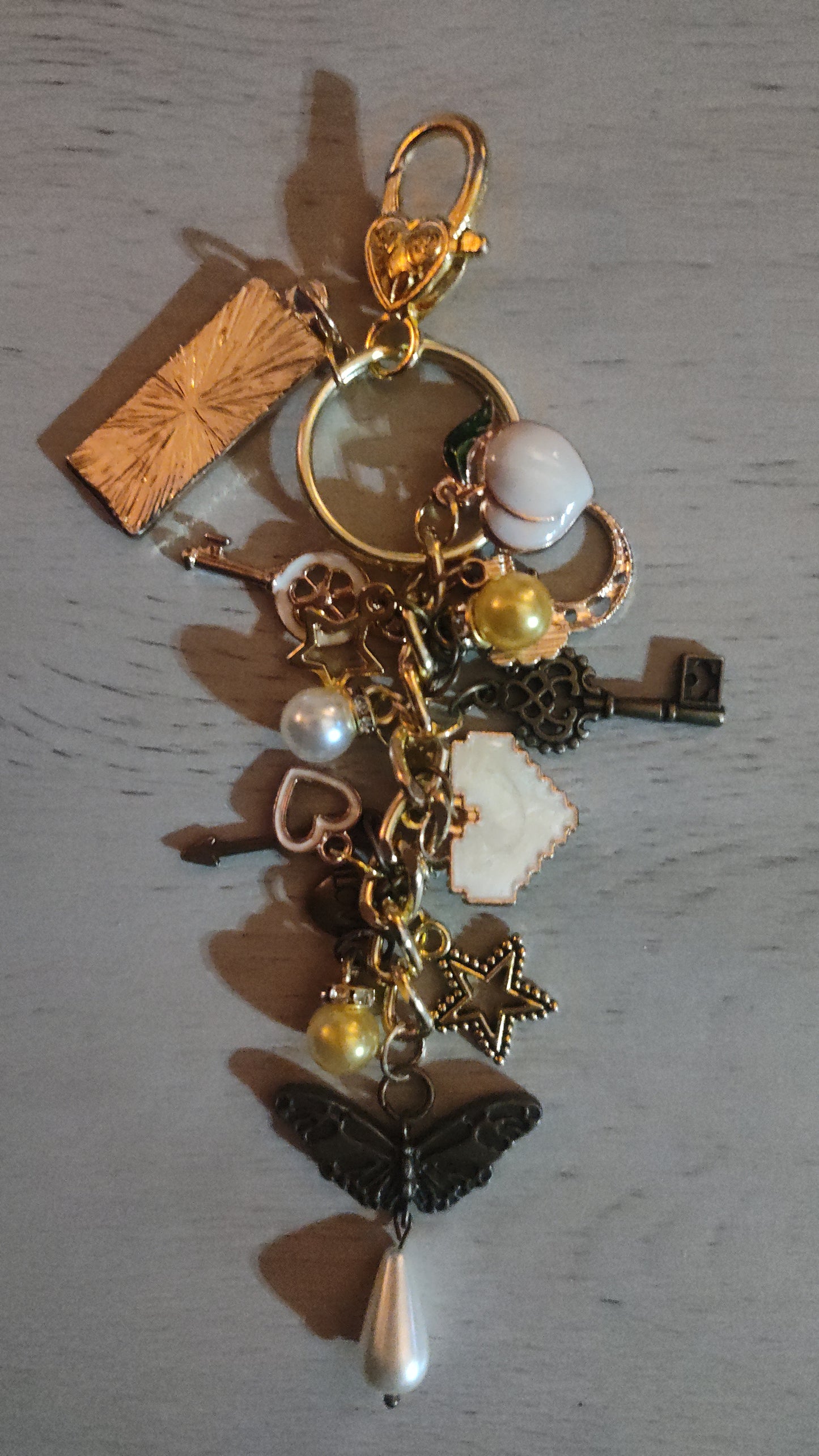 Handmade Yellow Keychain- CLEARANCE