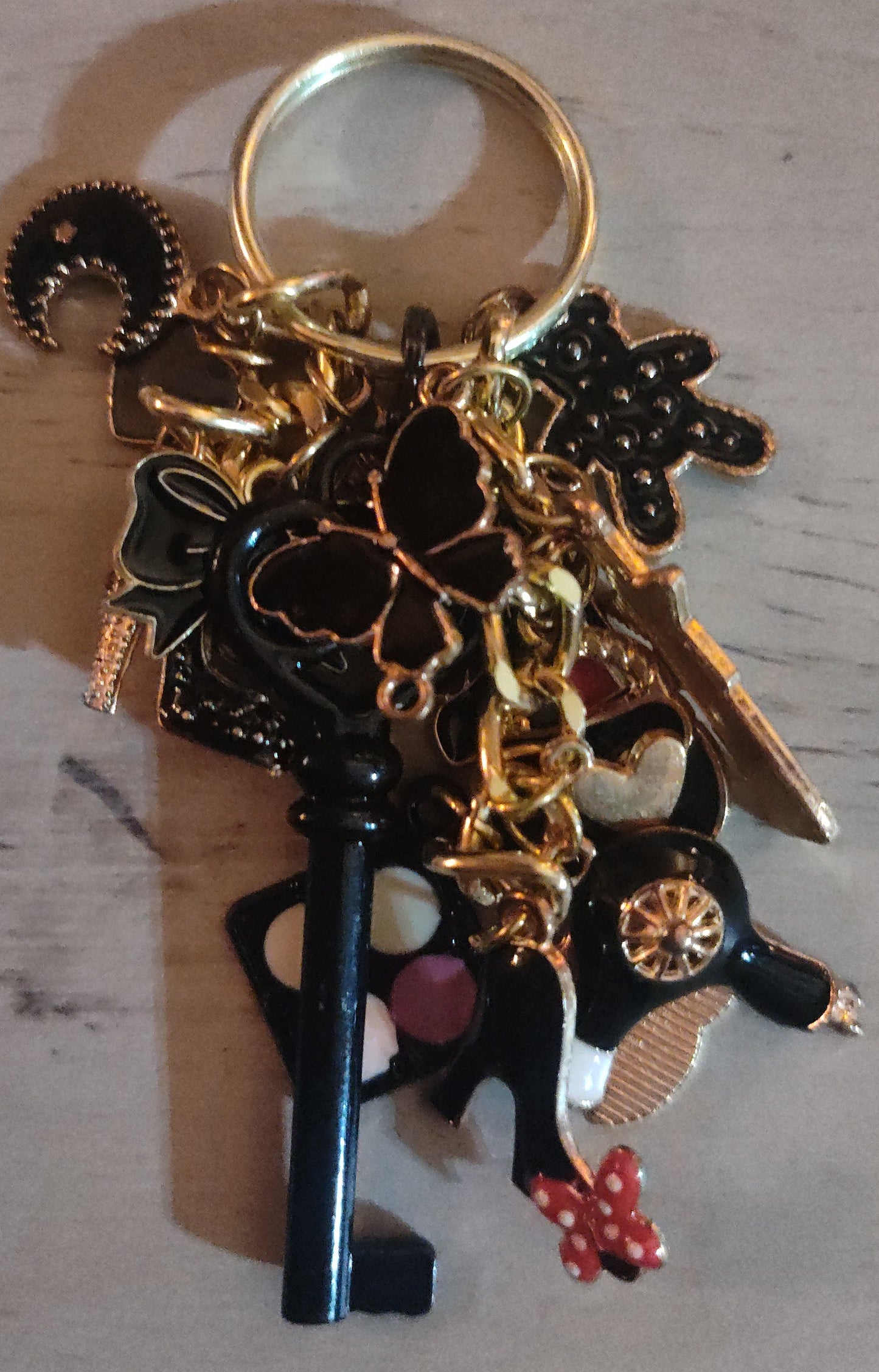 Chunky Black Keychain