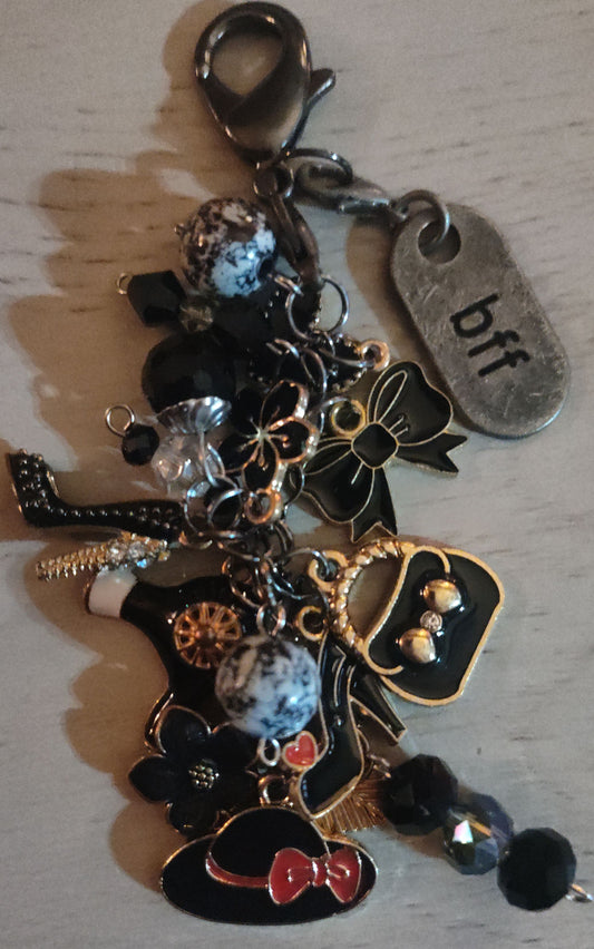 Chunky Black Keychain For Best Friend
