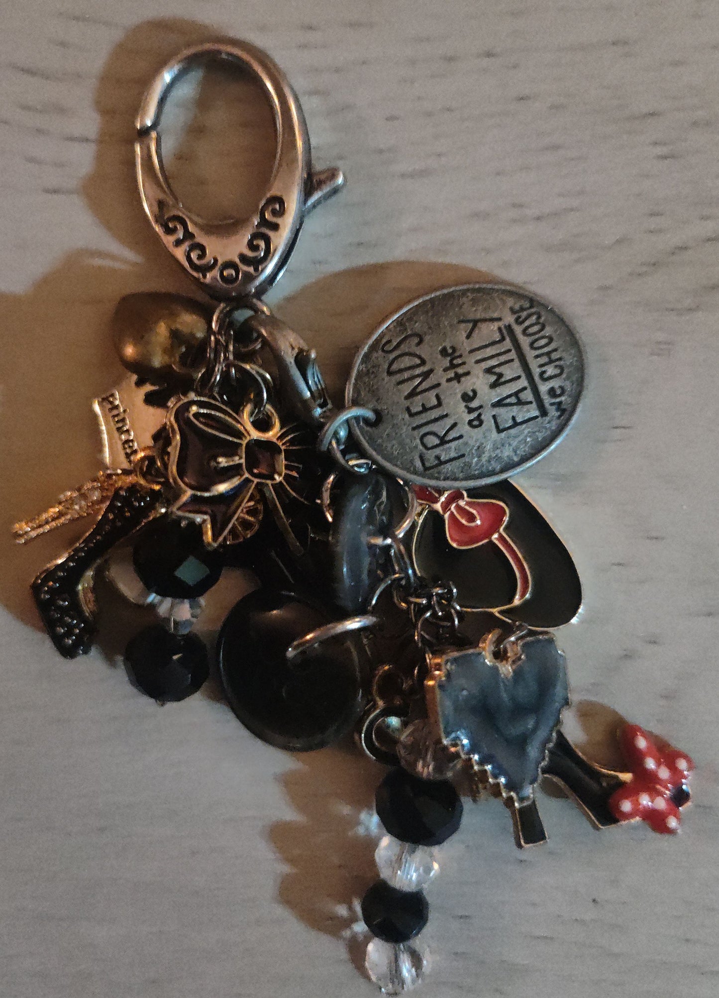 Chunky Black Keychain