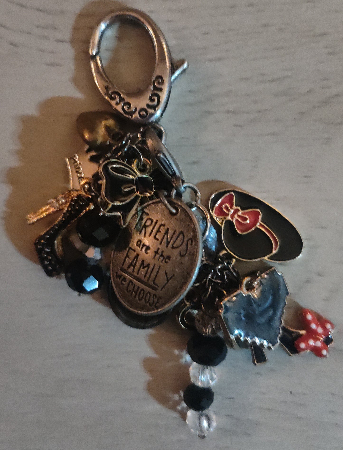 Chunky Black Keychain
