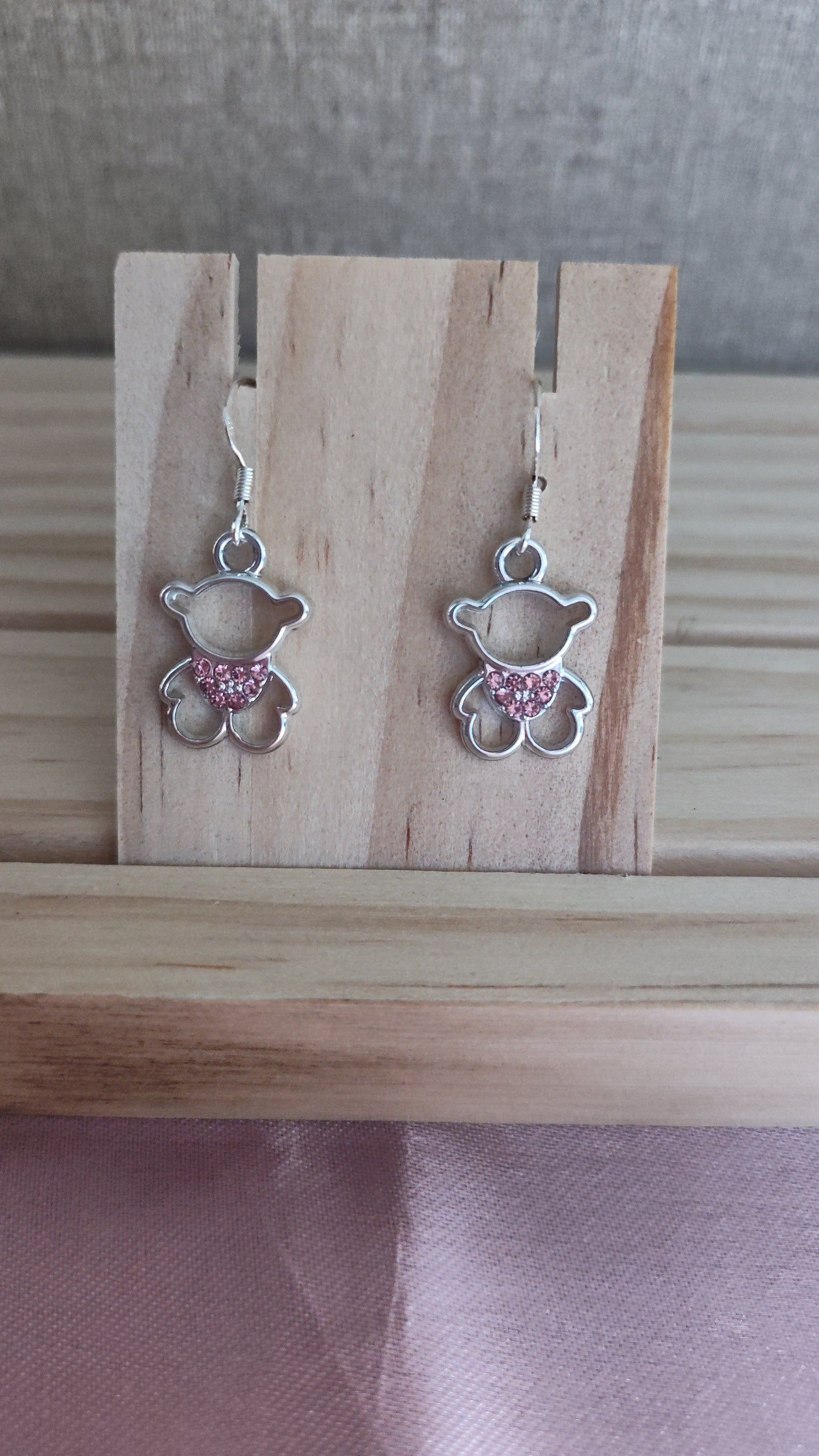 Teddy Bear Earrings- CLEARANCE- Discontinued item