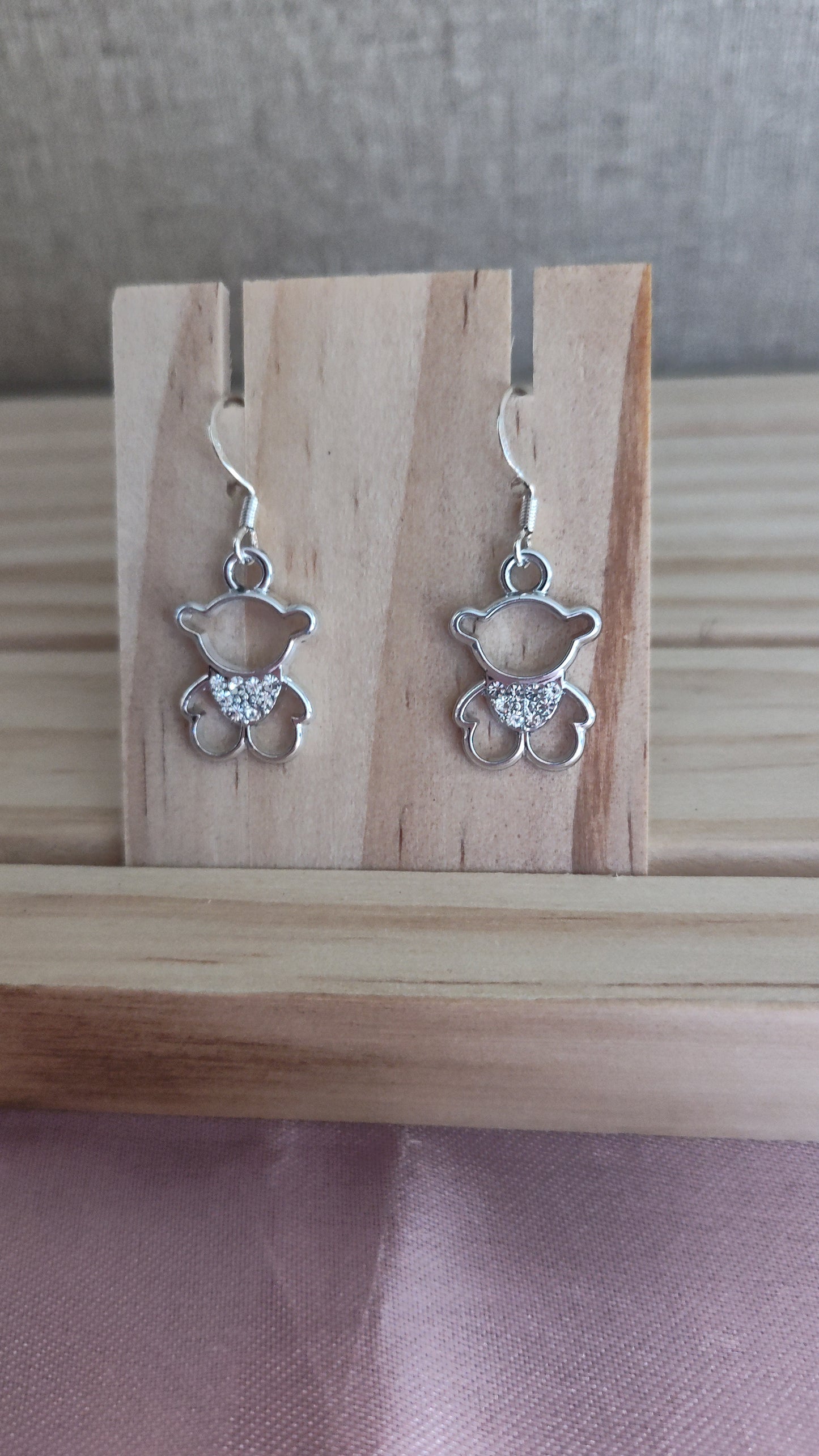 Teddy Bear Earrings- CLEARANCE- Discontinued item