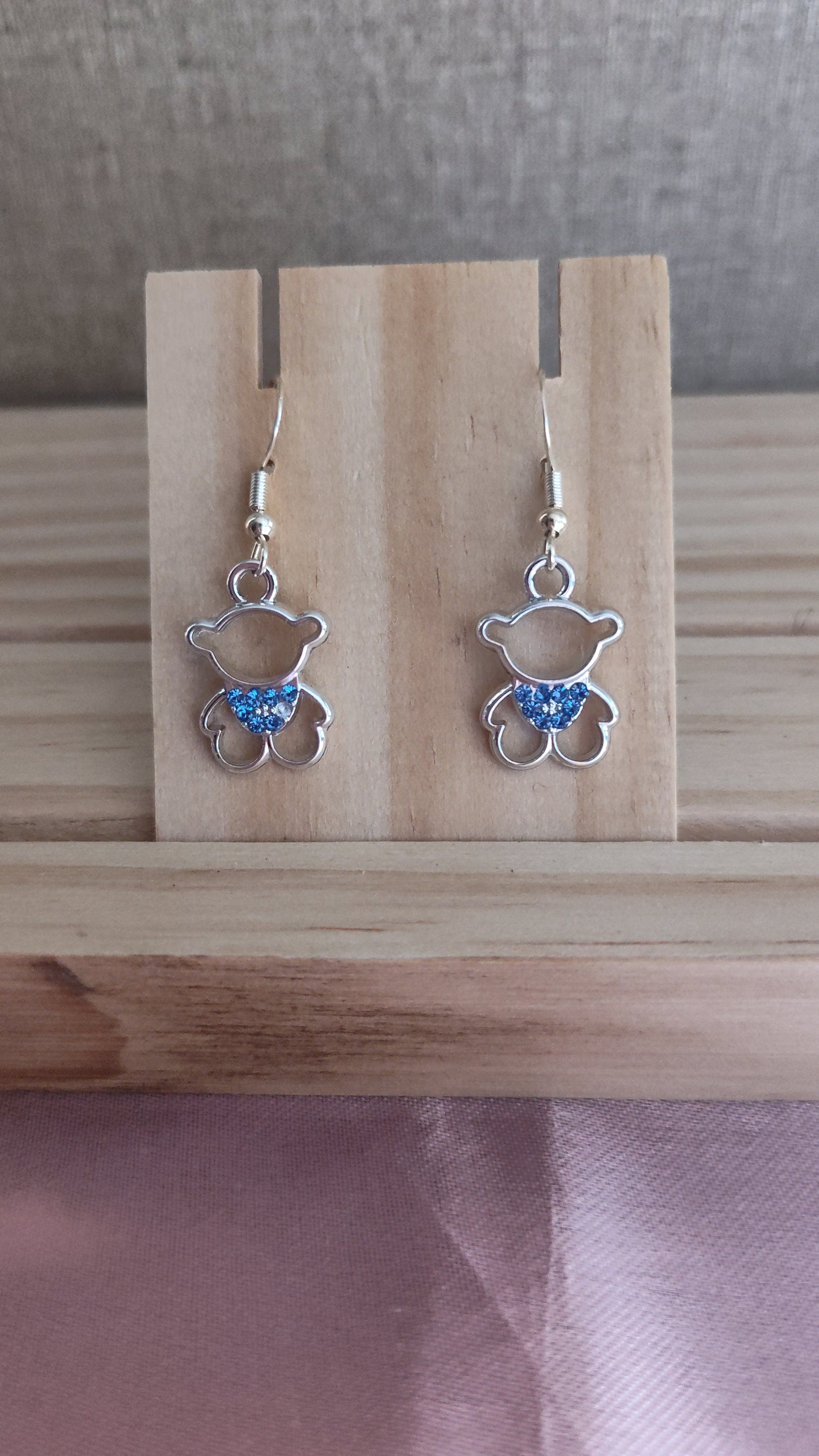 Teddy Bear Earrings- CLEARANCE- Discontinued item