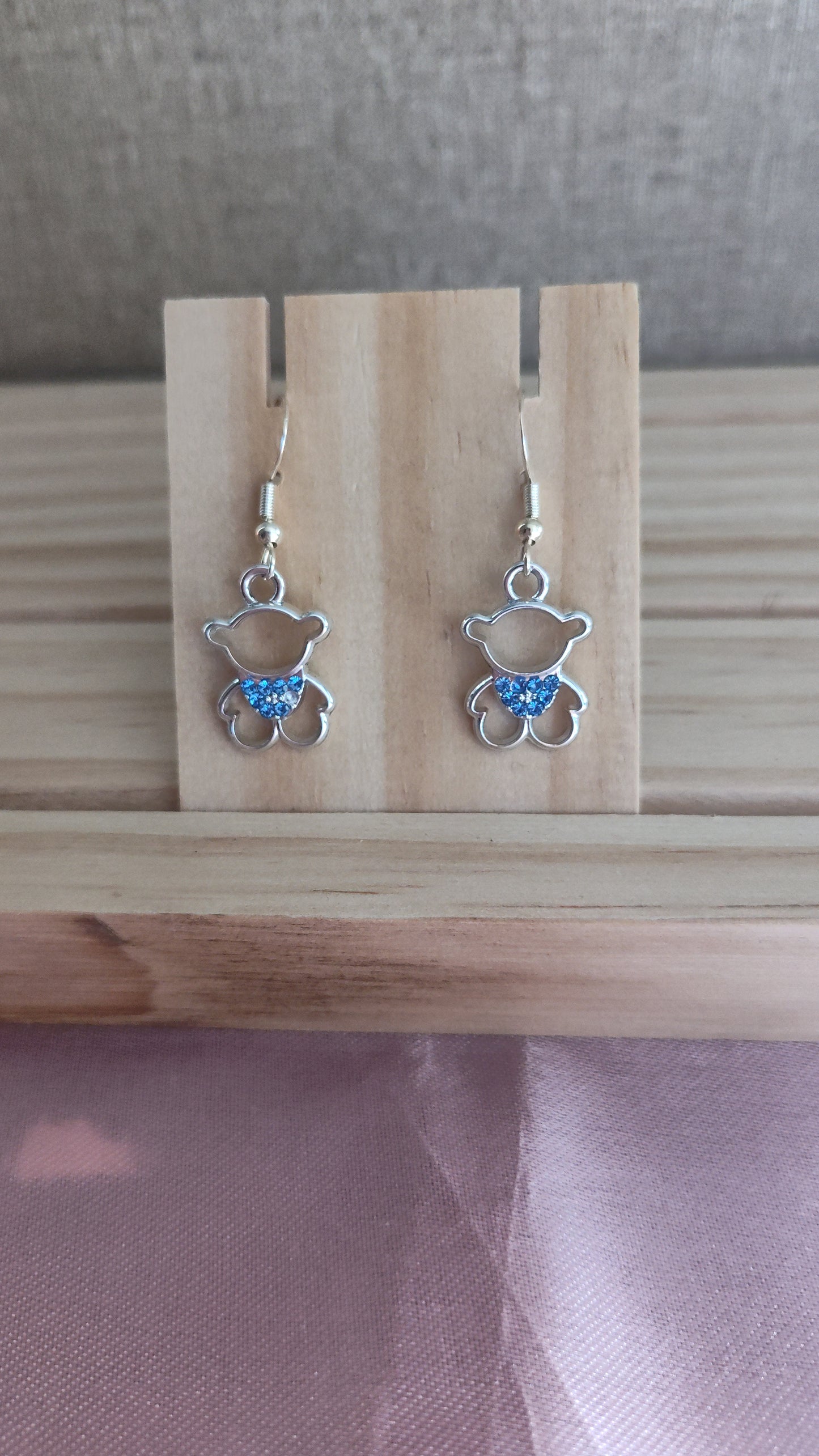 Teddy Bear Earrings- CLEARANCE- Discontinued item