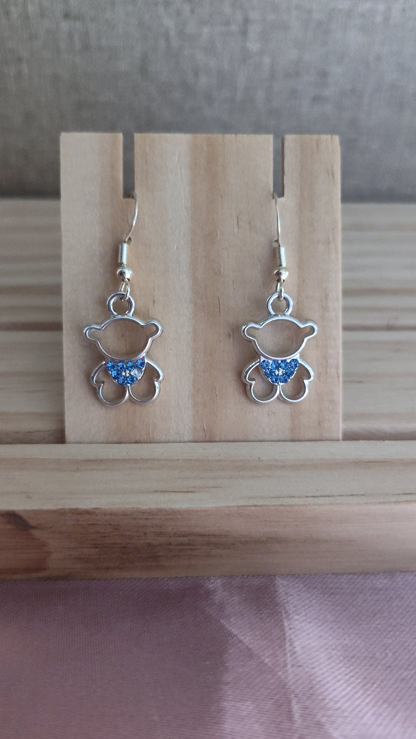 Teddy Bear Earrings- CLEARANCE- Discontinued item