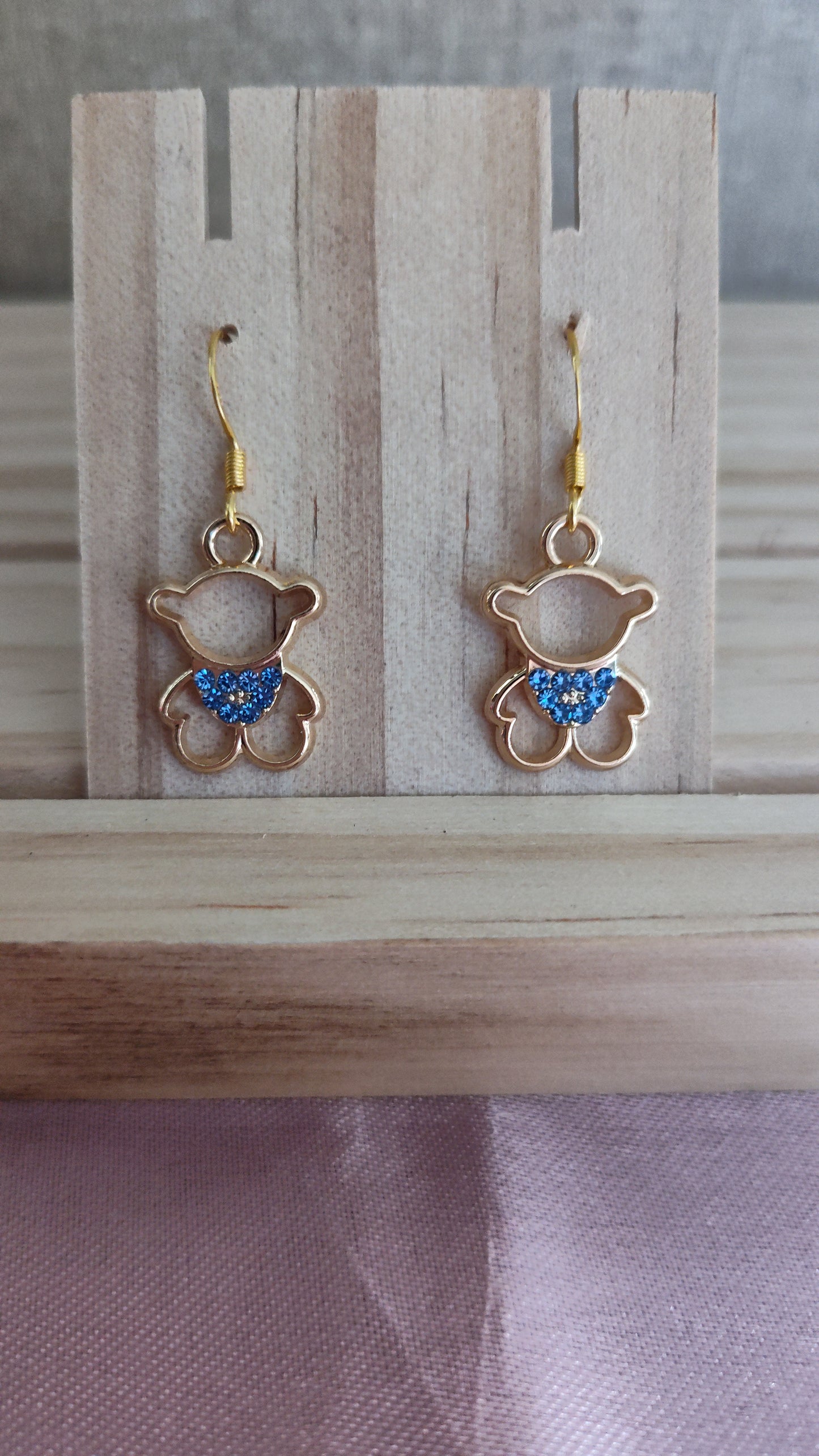 Teddy Bear Earrings- CLEARANCE- Discontinued item